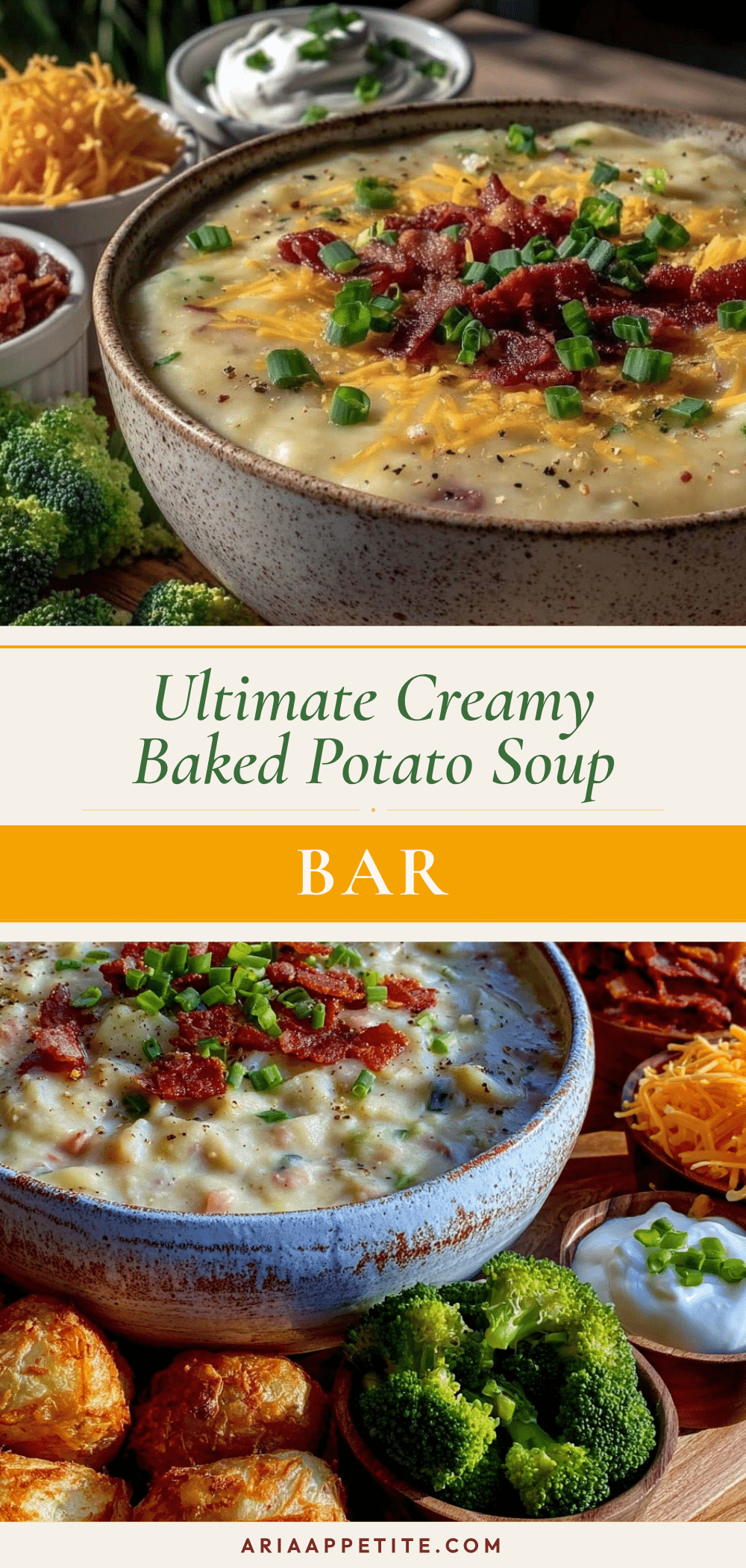 creamy baked potato soup bar recipe