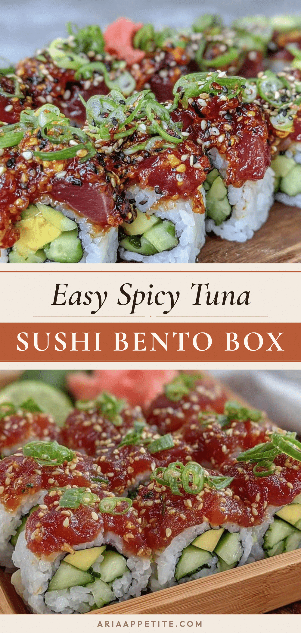 easy spicy tuna sushi bento box recipe recipe