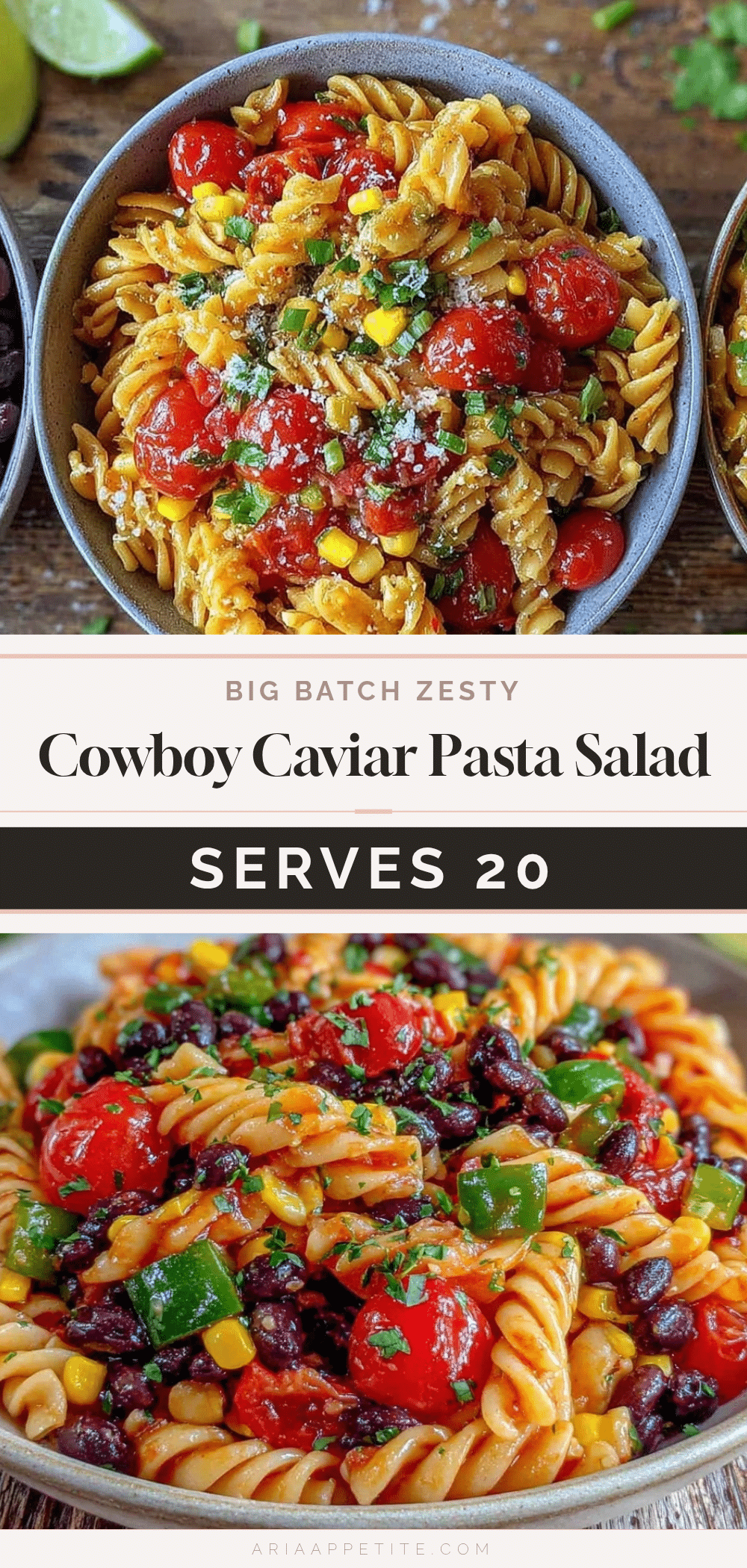 fresh cowboy caviar pasta salad recipe