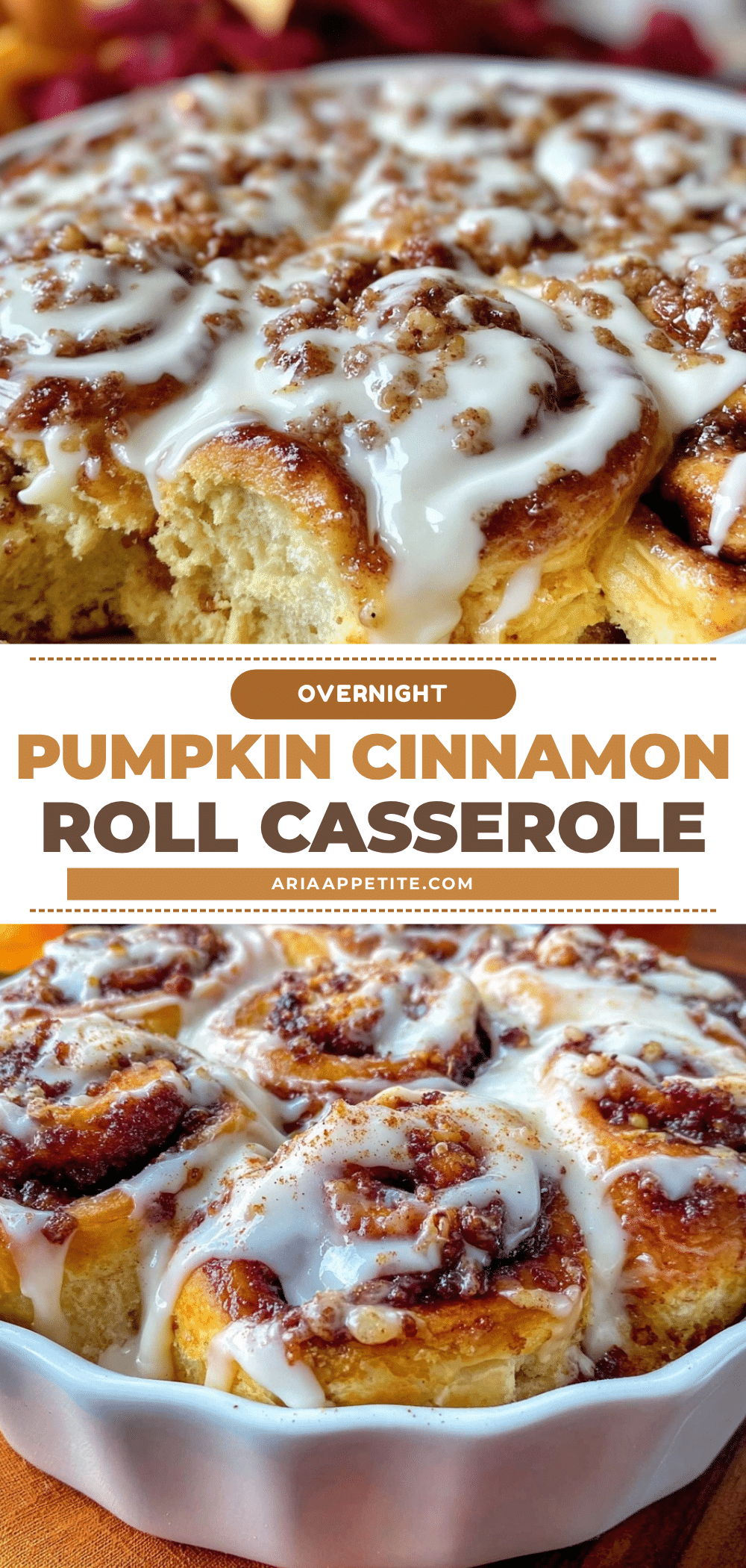 pumpkin cinnamon roll casserole recipe