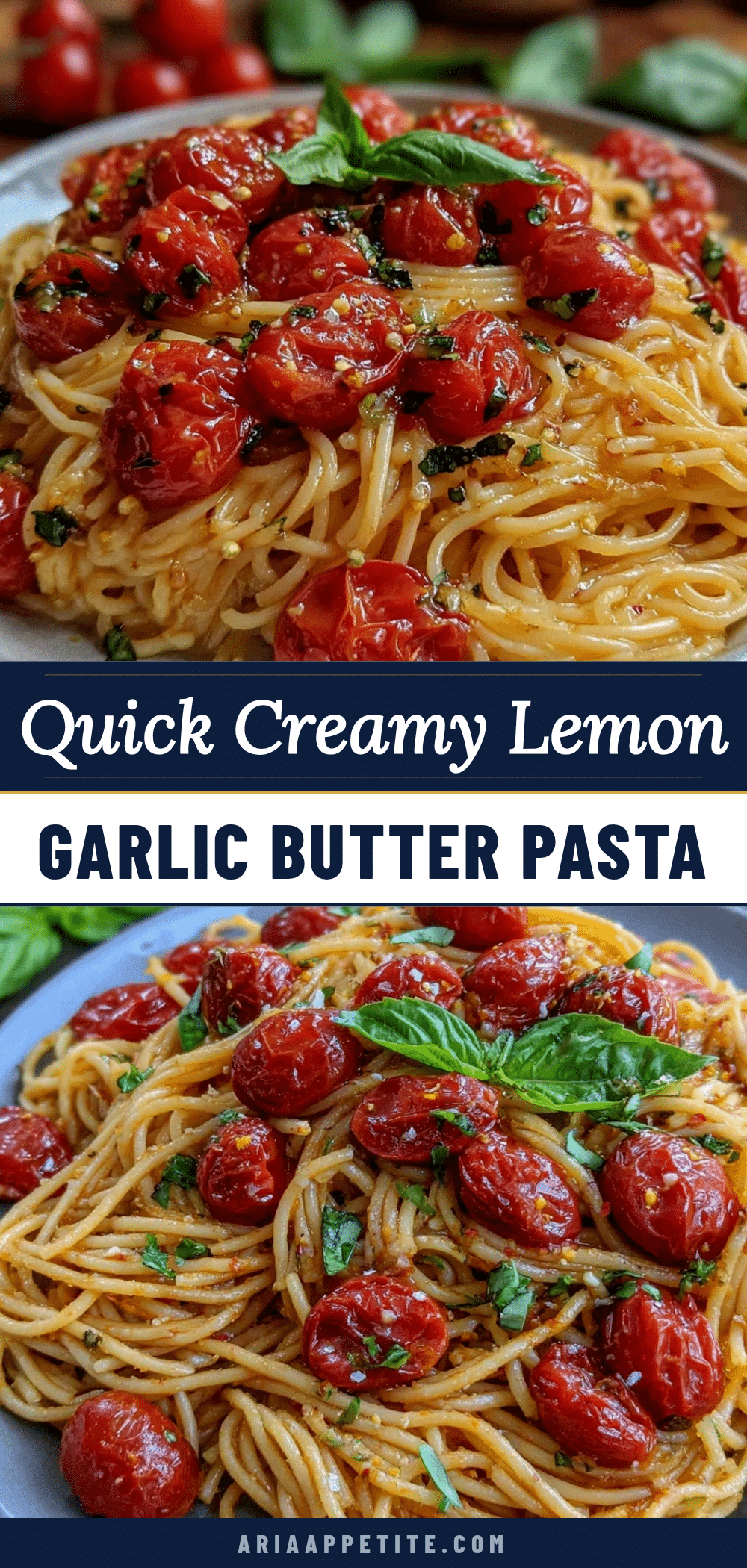 Quick Lemon Garlic Butter Pasta recipe