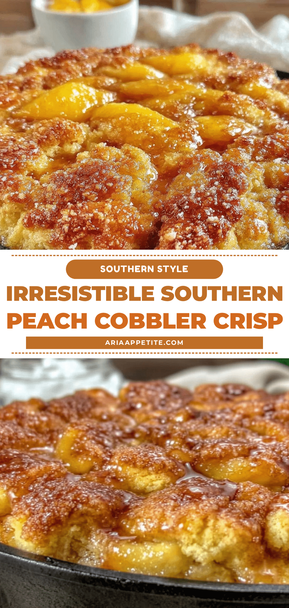southern skillet peach cobbler recipe