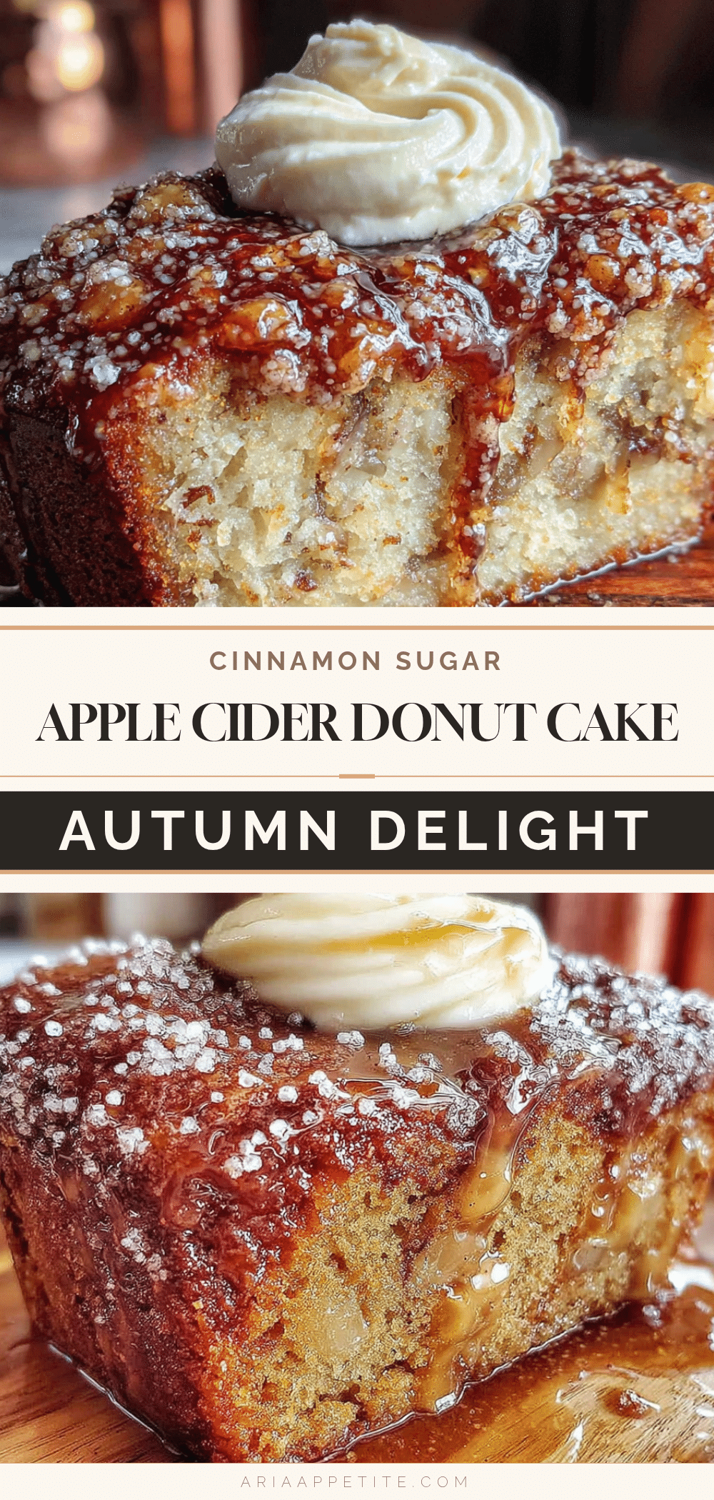 apple cider donut cake recipe