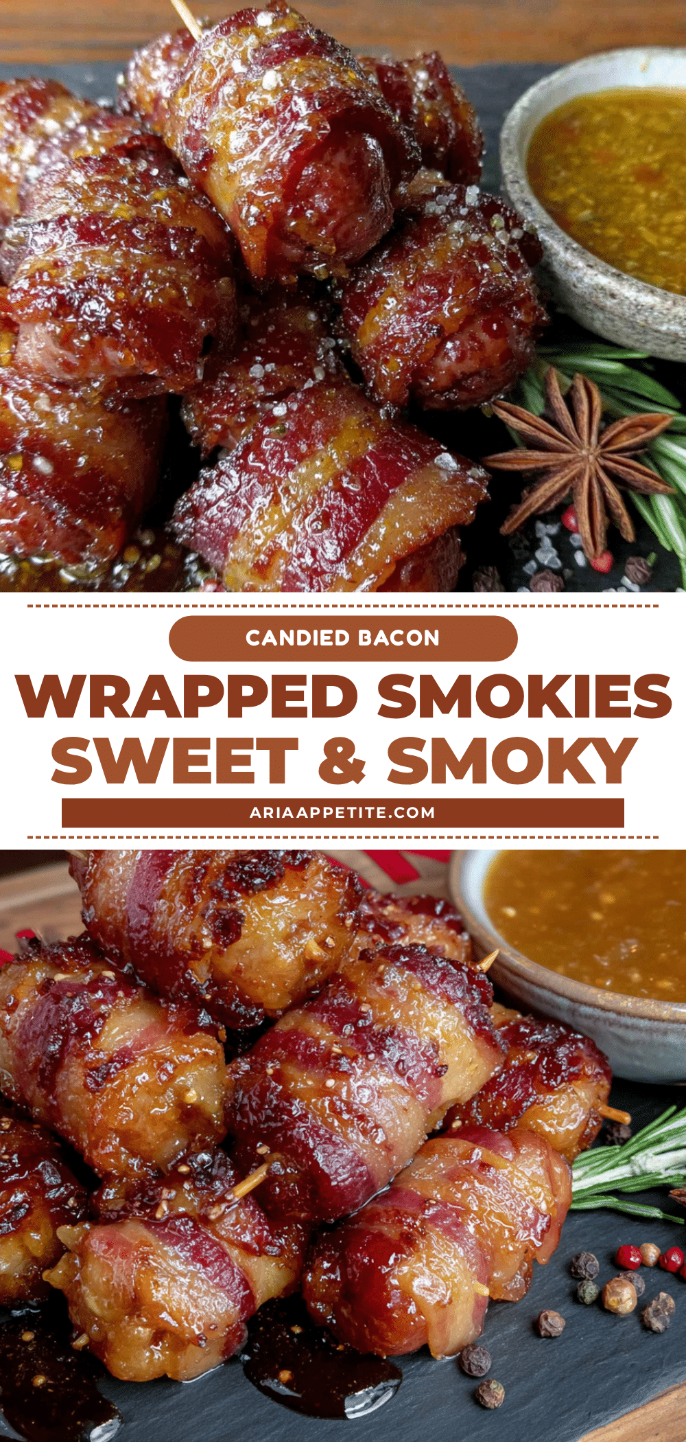 bacon-wrapped smokies brown sugar glaze recipe