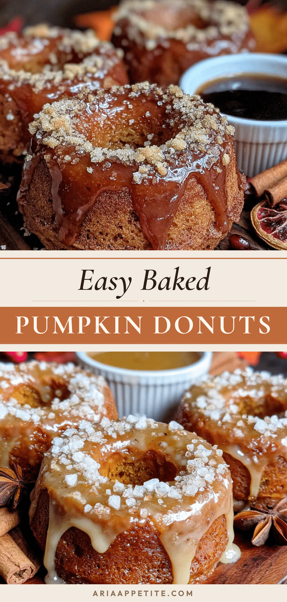 baked pumpkin donuts with maple glaze recipe