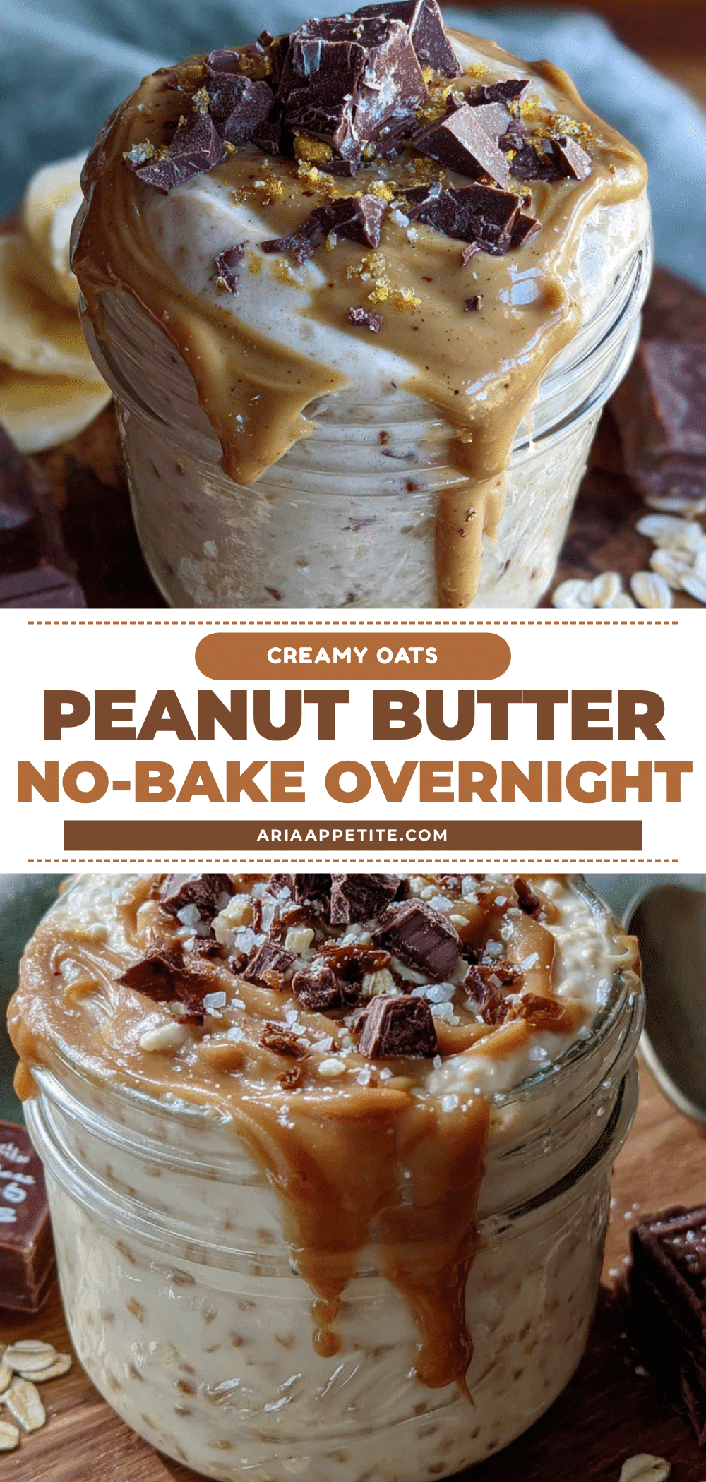 best no-bake peanut butter overnight oats recipe