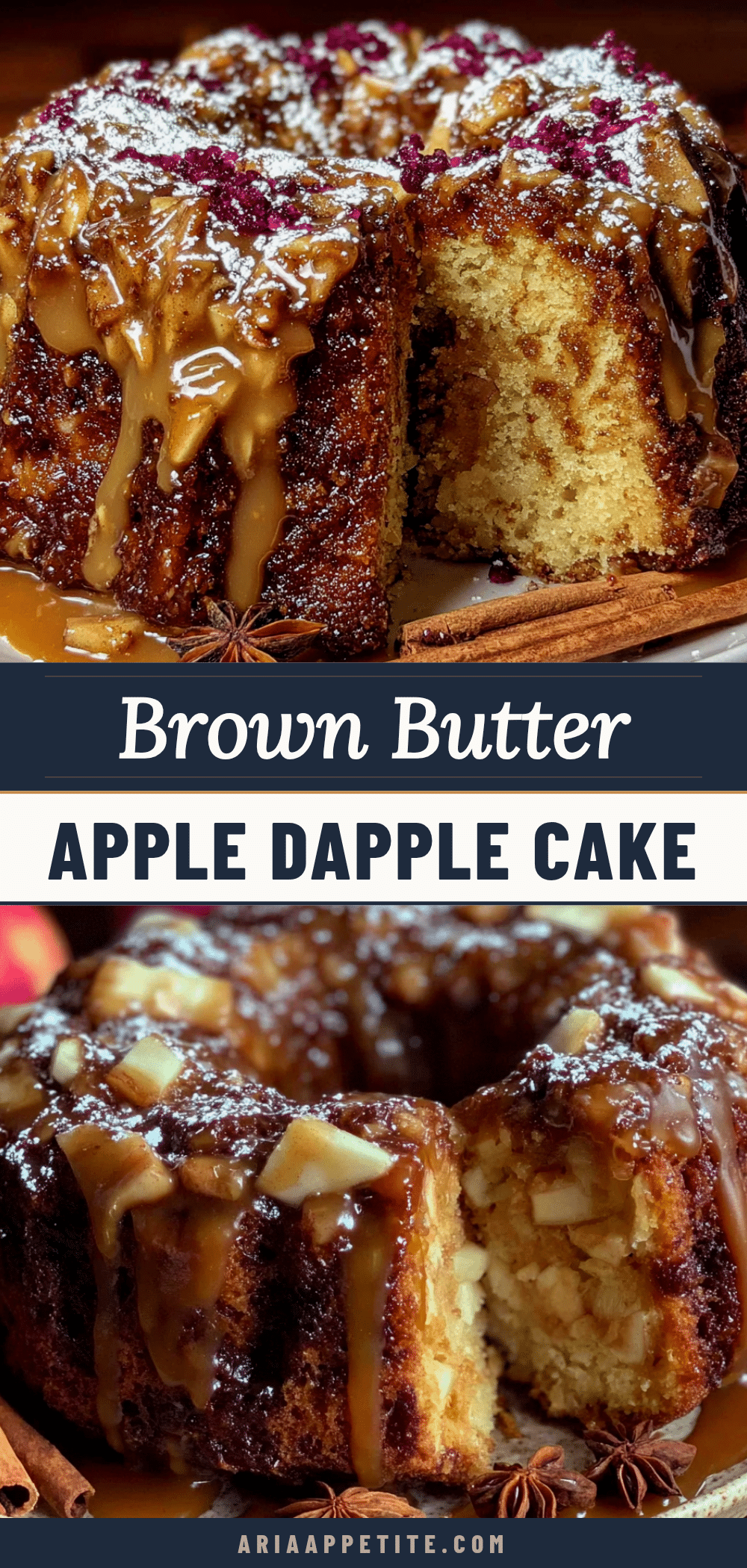brown butter apple dapple cake recipe