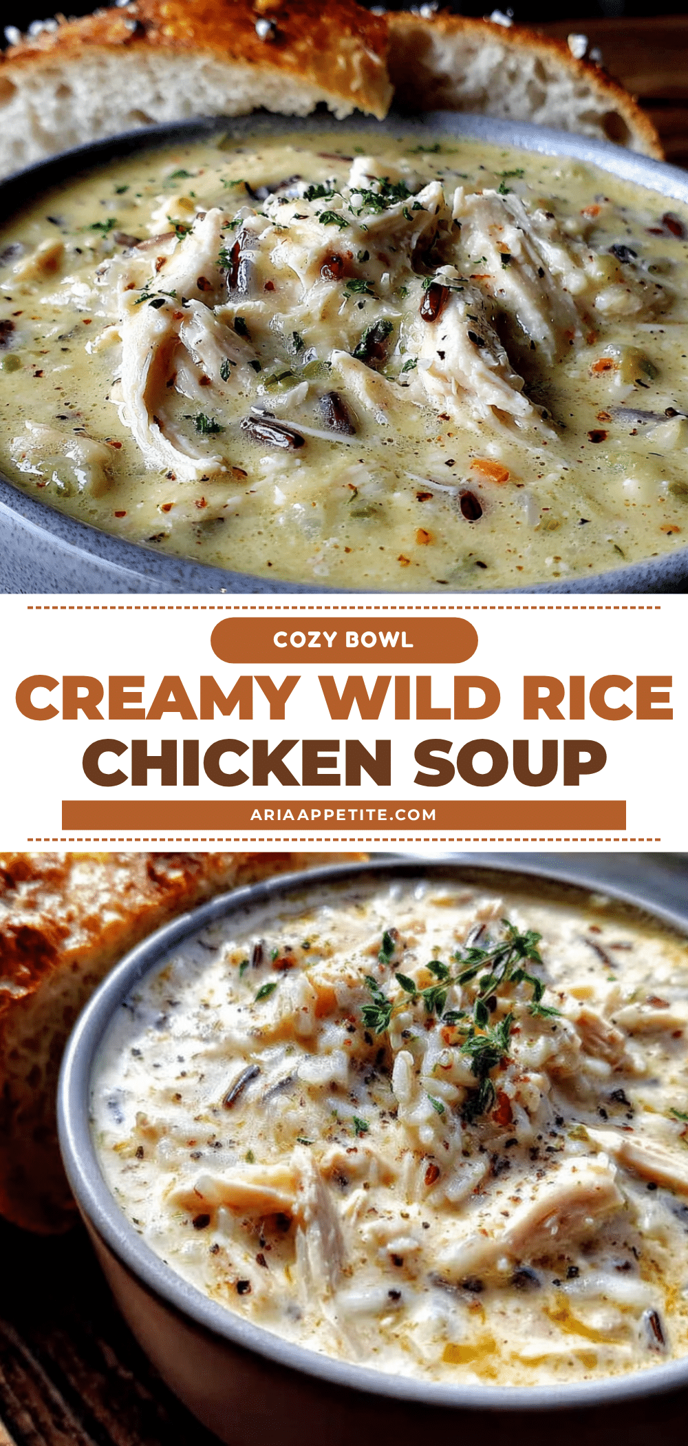creamy chicken and wild rice soup recipe