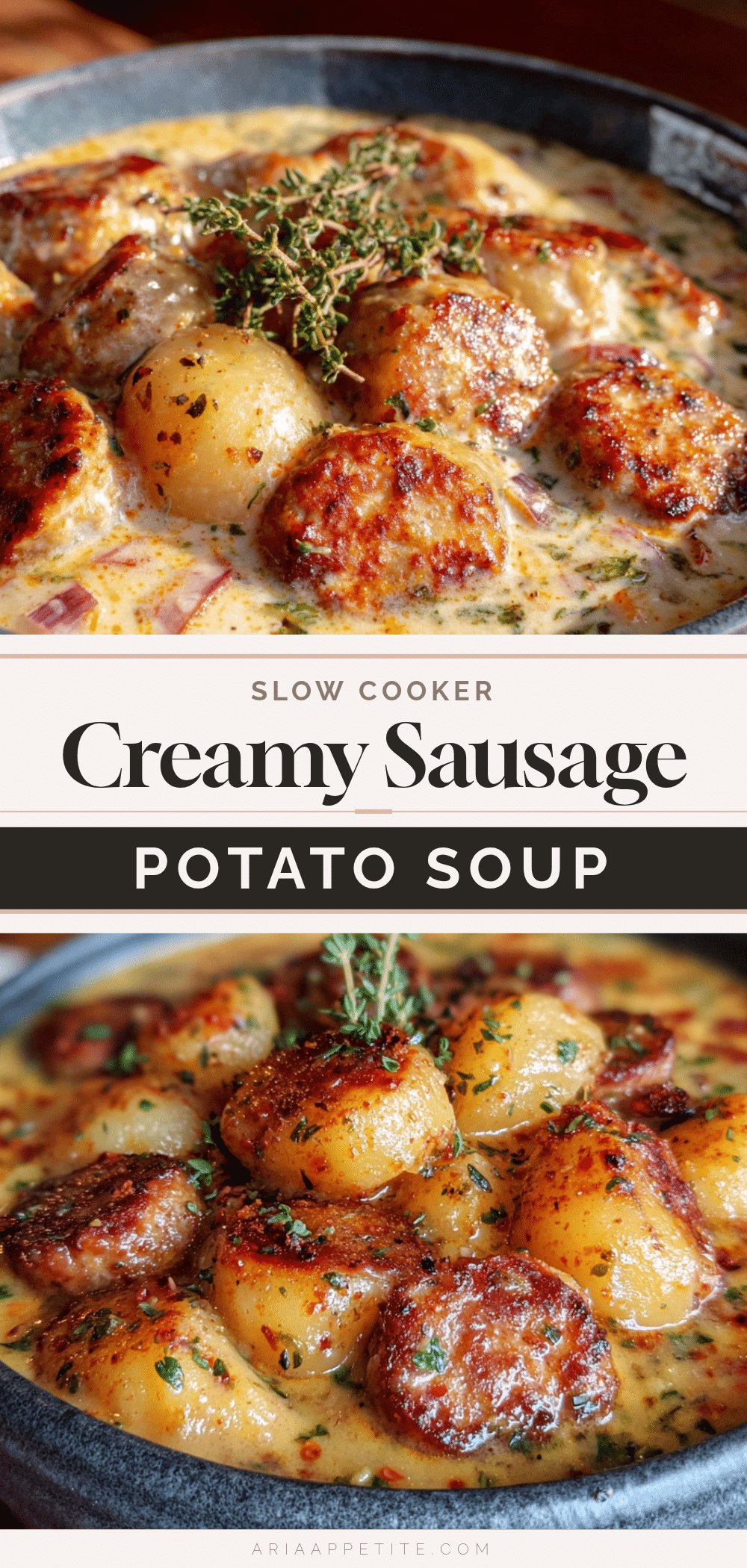 creamy sausage potato soup recipe