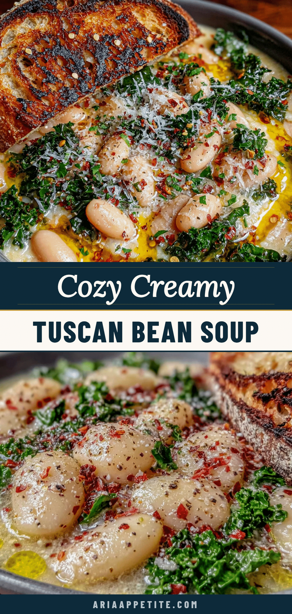 creamy tuscan white bean and kale soup recipe