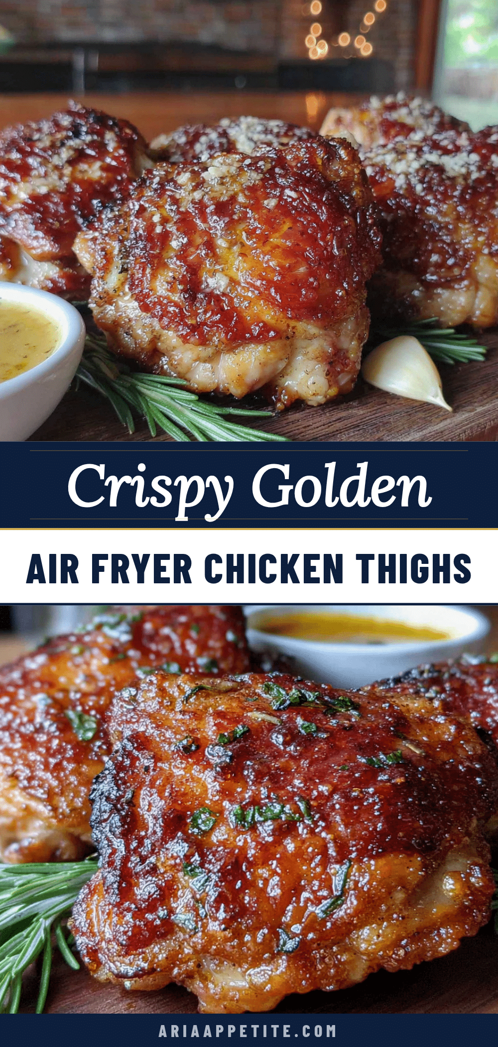 crispy air fryer chicken thighs recipe
