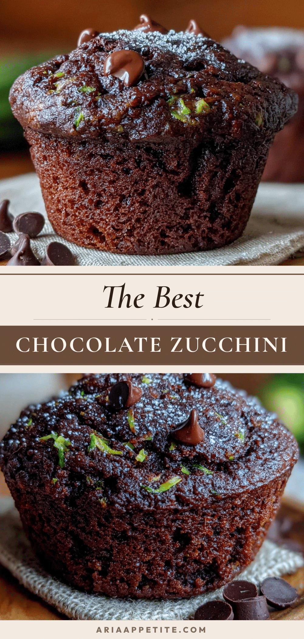 double chocolate zucchini muffins recipe