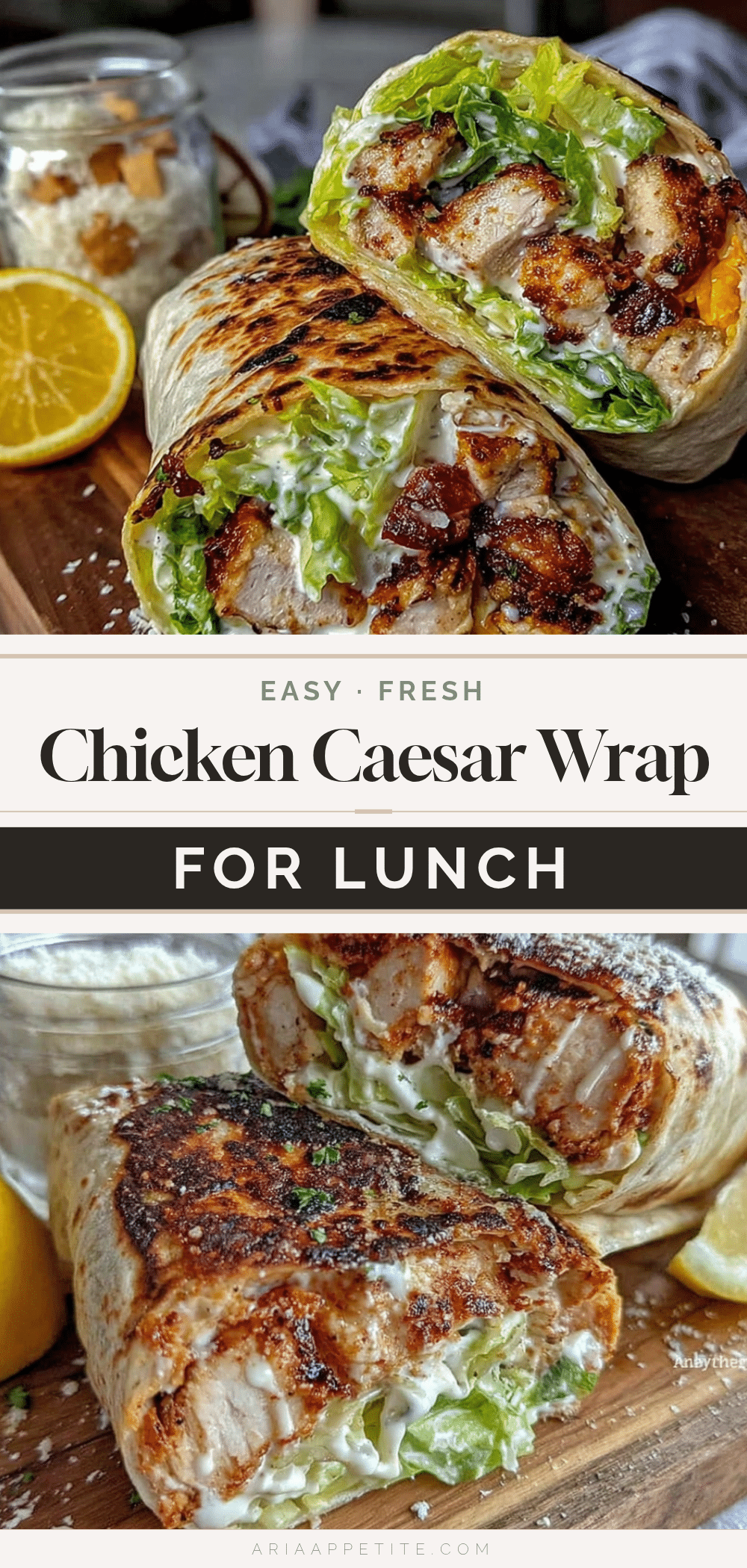 easy chicken caesar wrap recipe