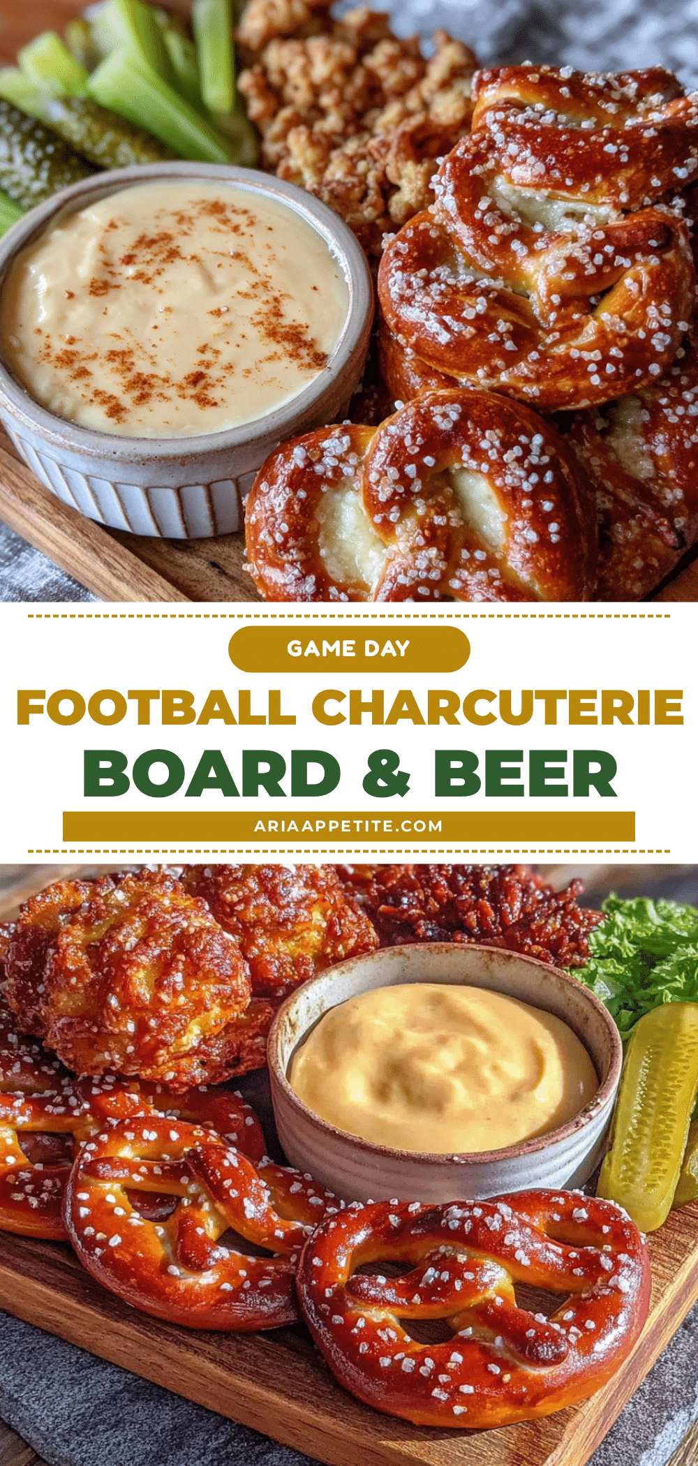 football charcuterie board recipe