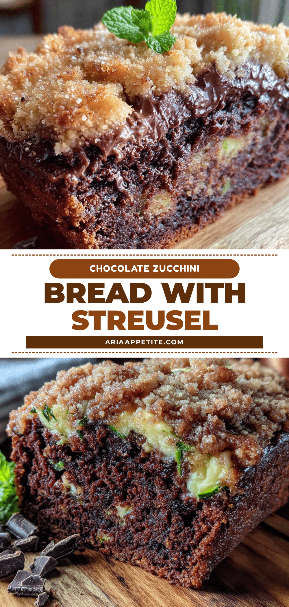fudgy chocolate zucchini bread recipe
