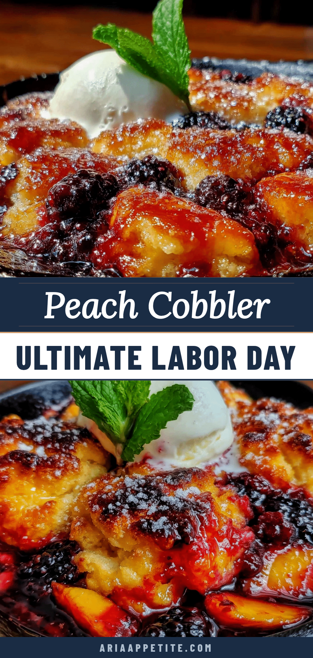 grilled peach cobbler recipe