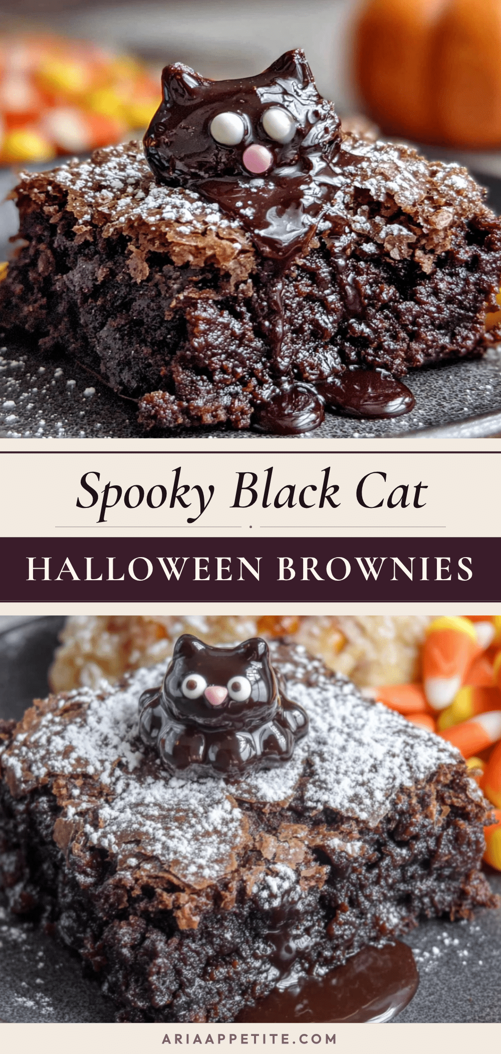 Halloween brownies recipe