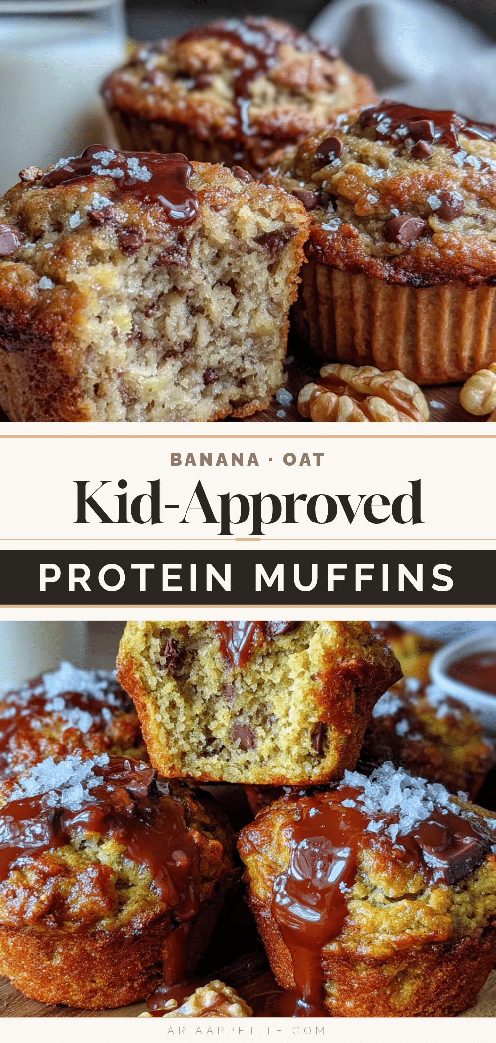 healthy banana oat protein muffins recipe