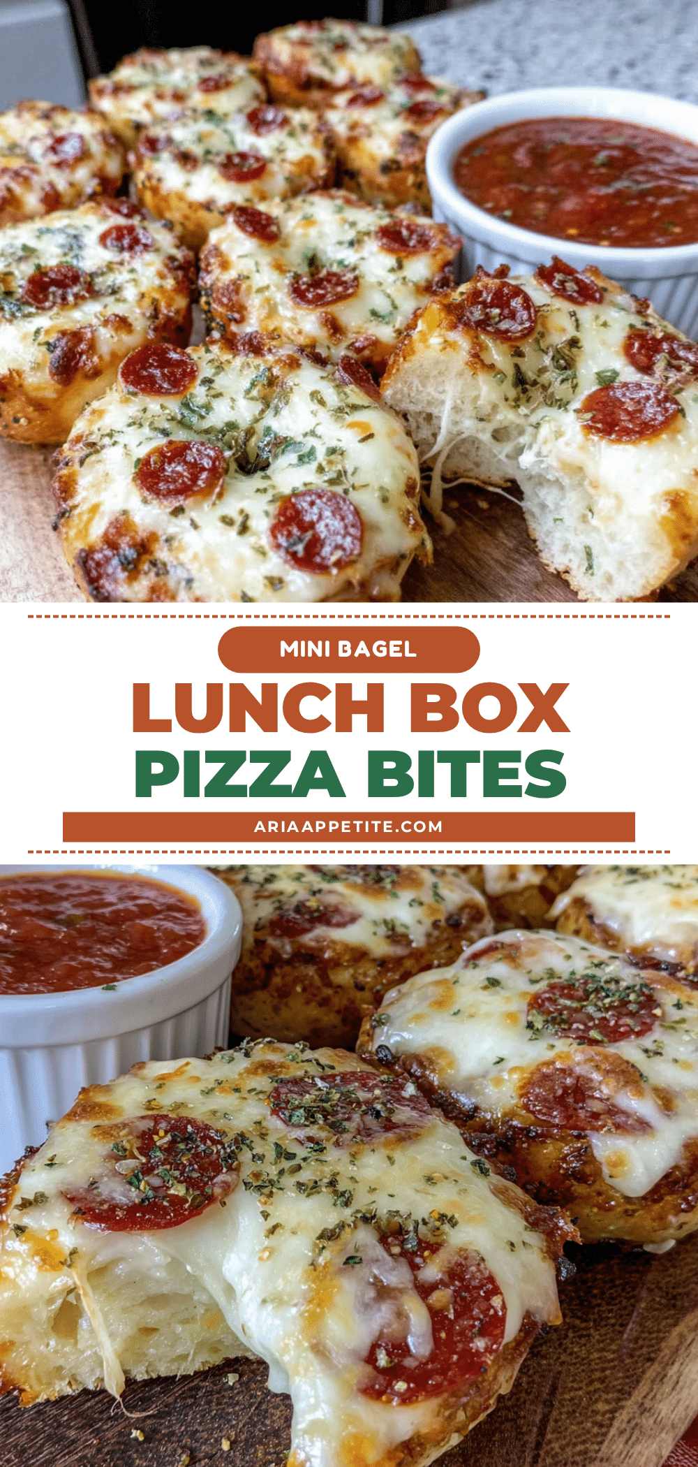 mini pizza bagel bites recipe