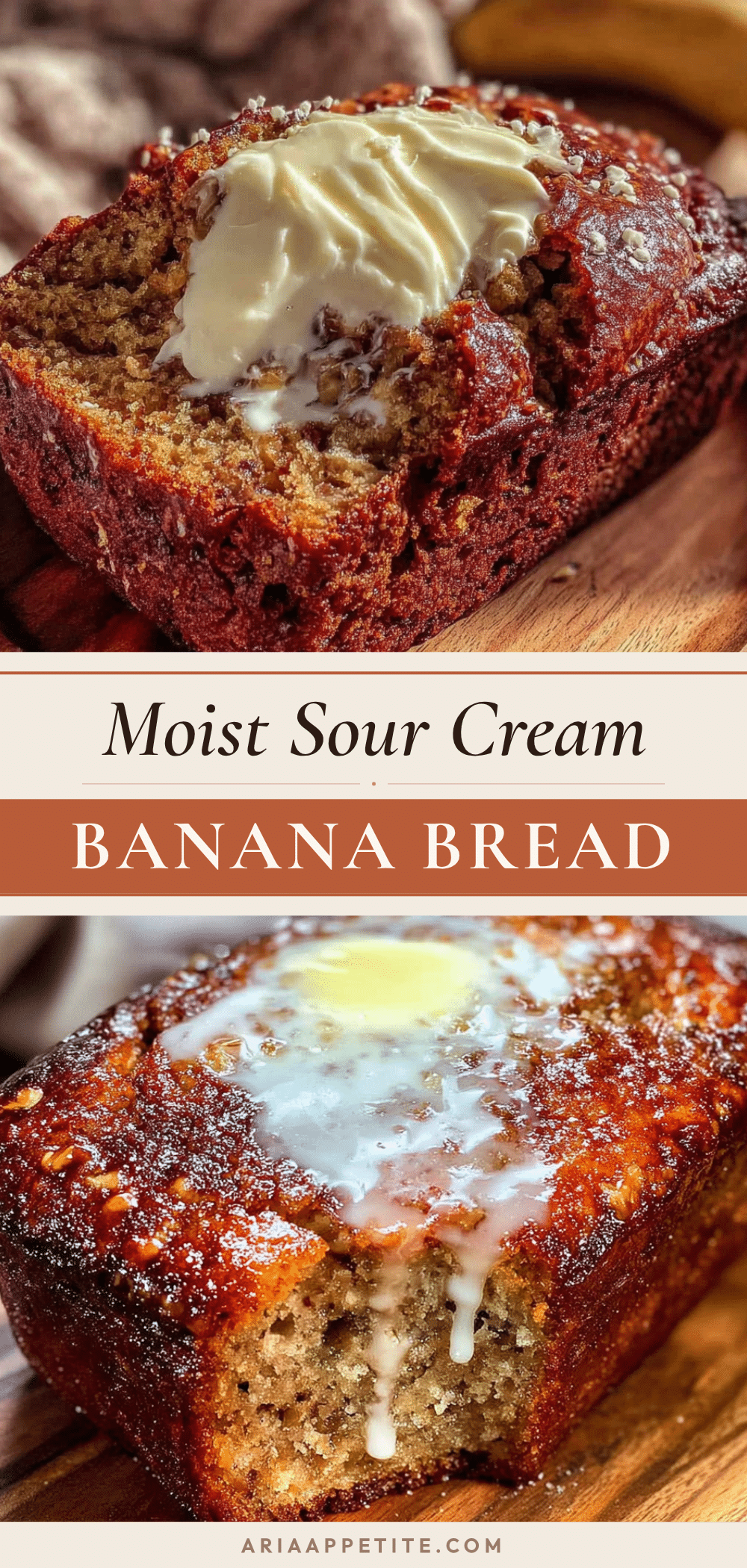 moist banana bread with sour cream recipe