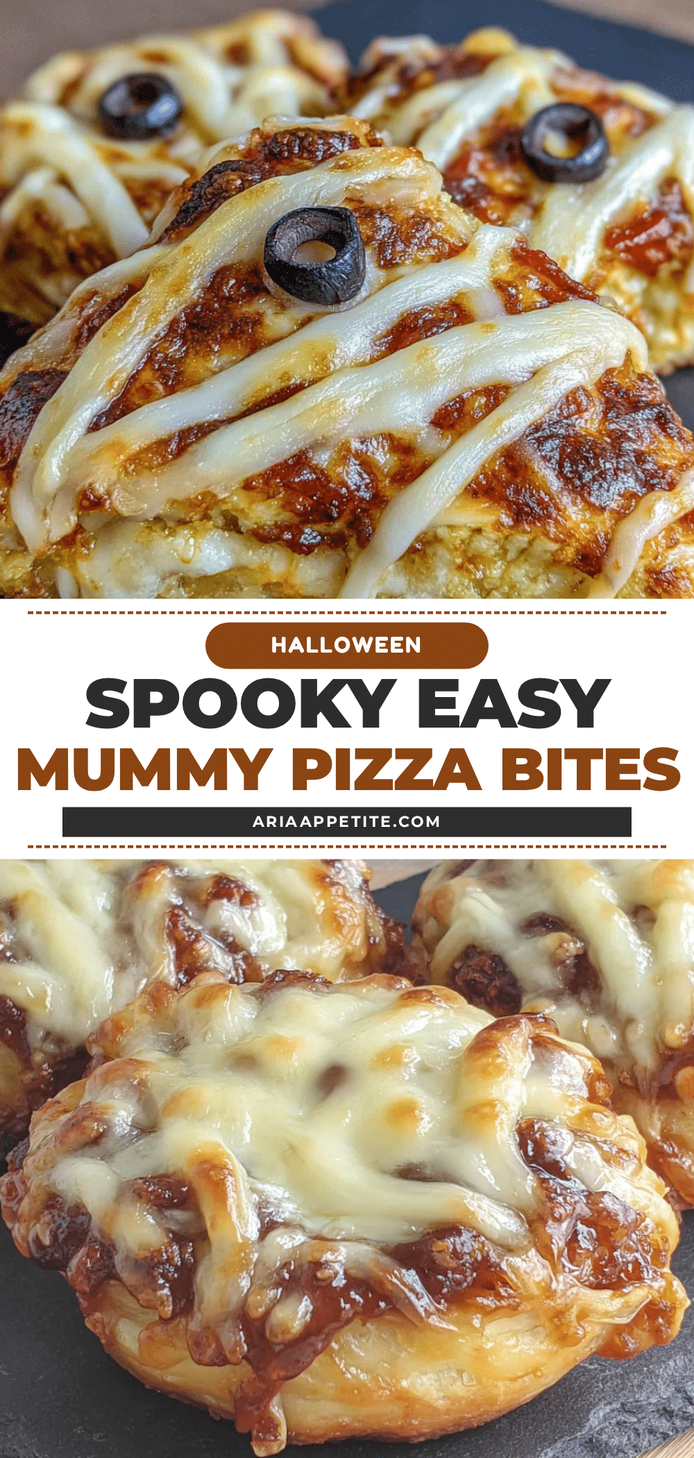 mummy pizza bites halloween recipe recipe