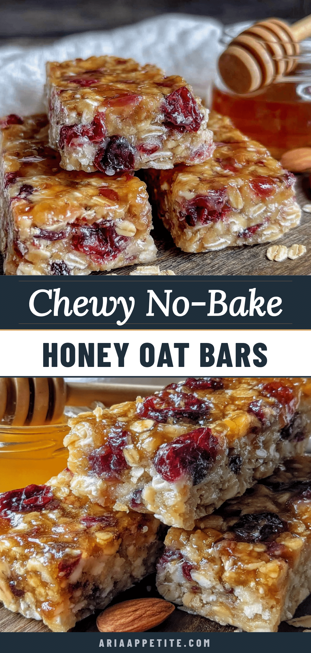 no-bake honey oat granola bars recipe