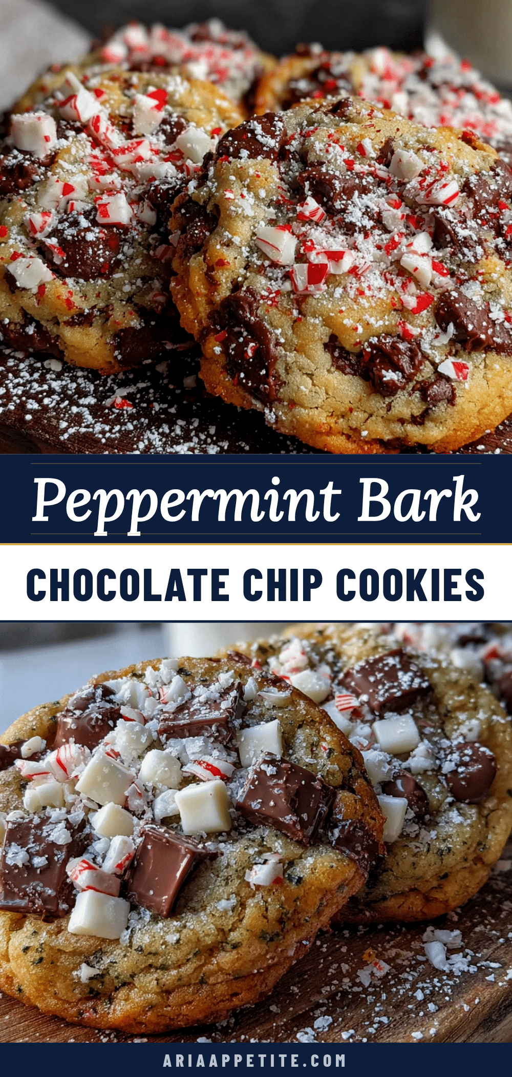 peppermint bark chocolate chip cookies recipe