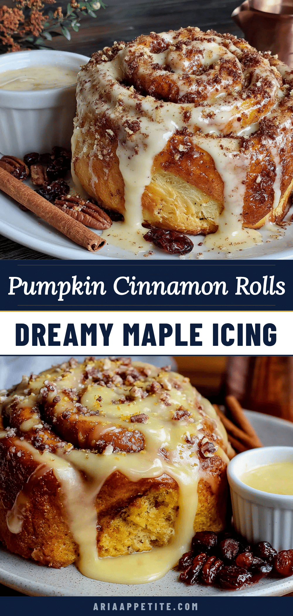 pumpkin cinnamon rolls recipe
