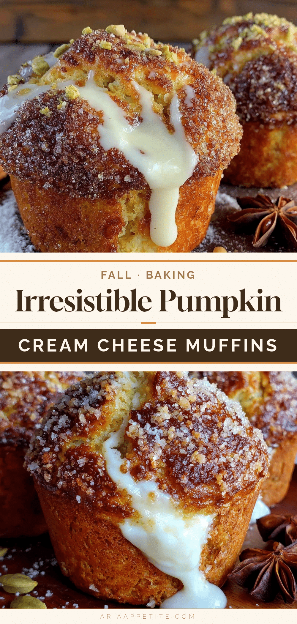 pumpkin cream cheese muffins recipe
