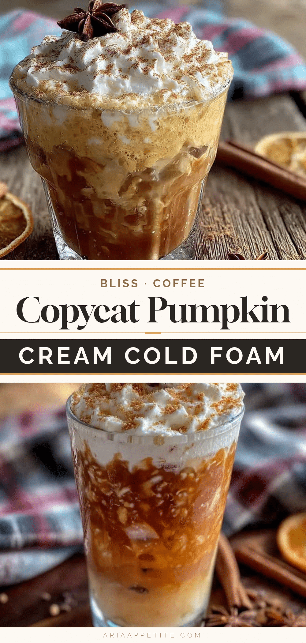 pumpkin cream cold foam coffee recipe