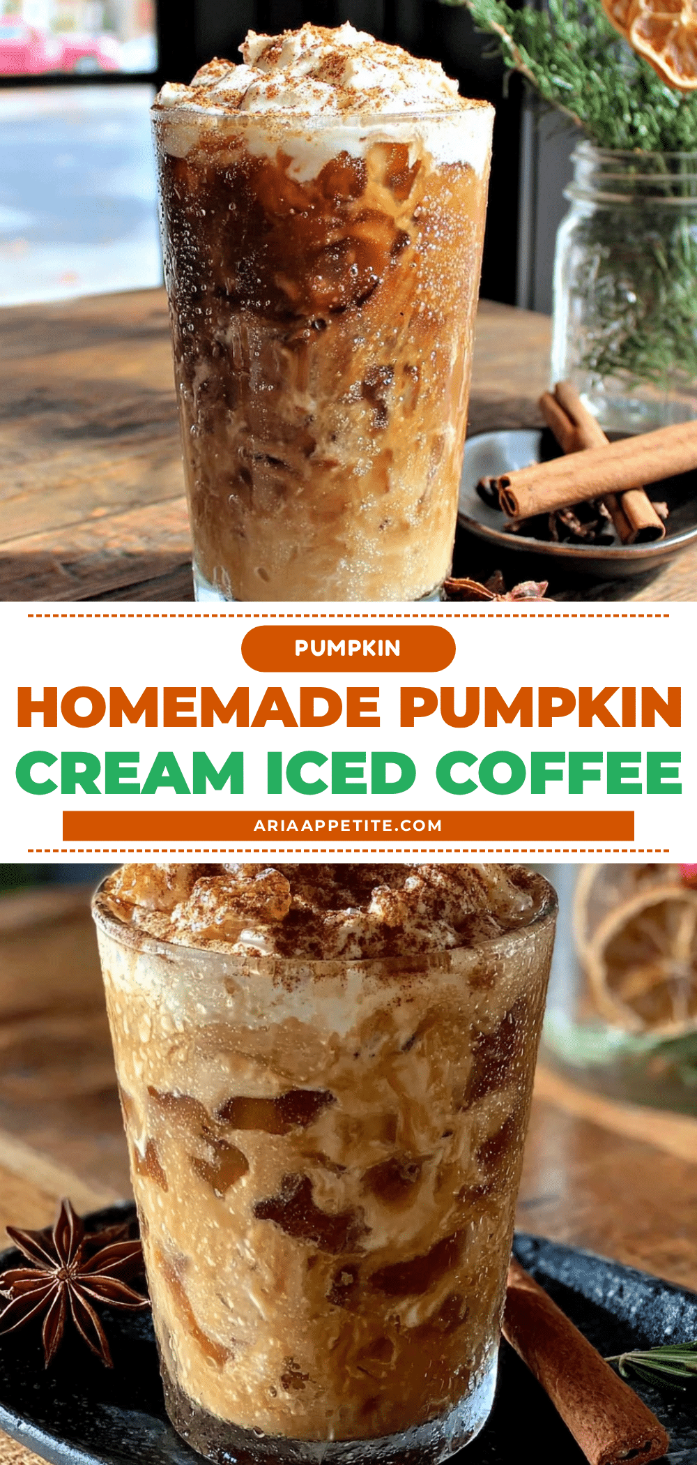 pumpkin cream cold foam iced coffee recipe
