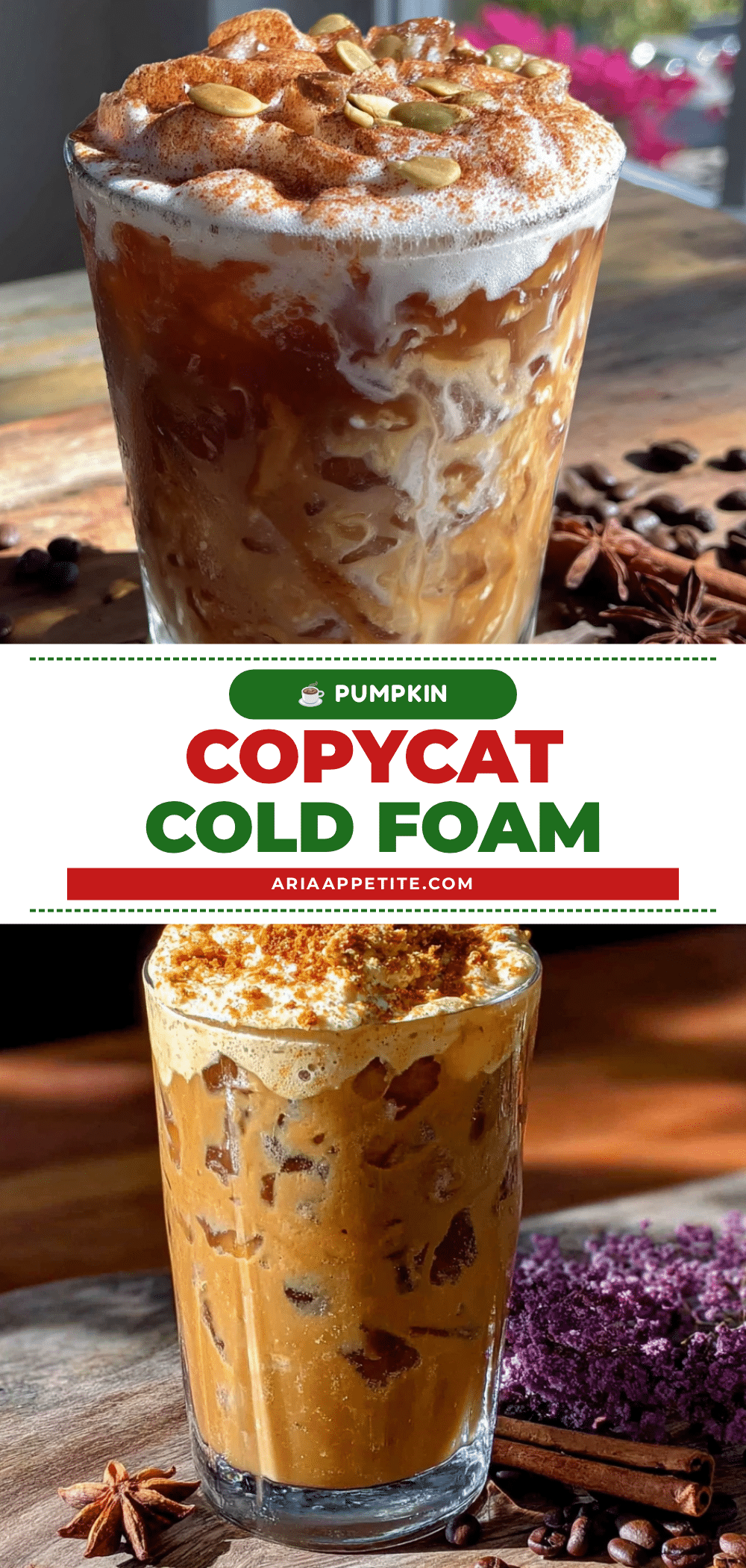 pumpkin cream cold foam recipe