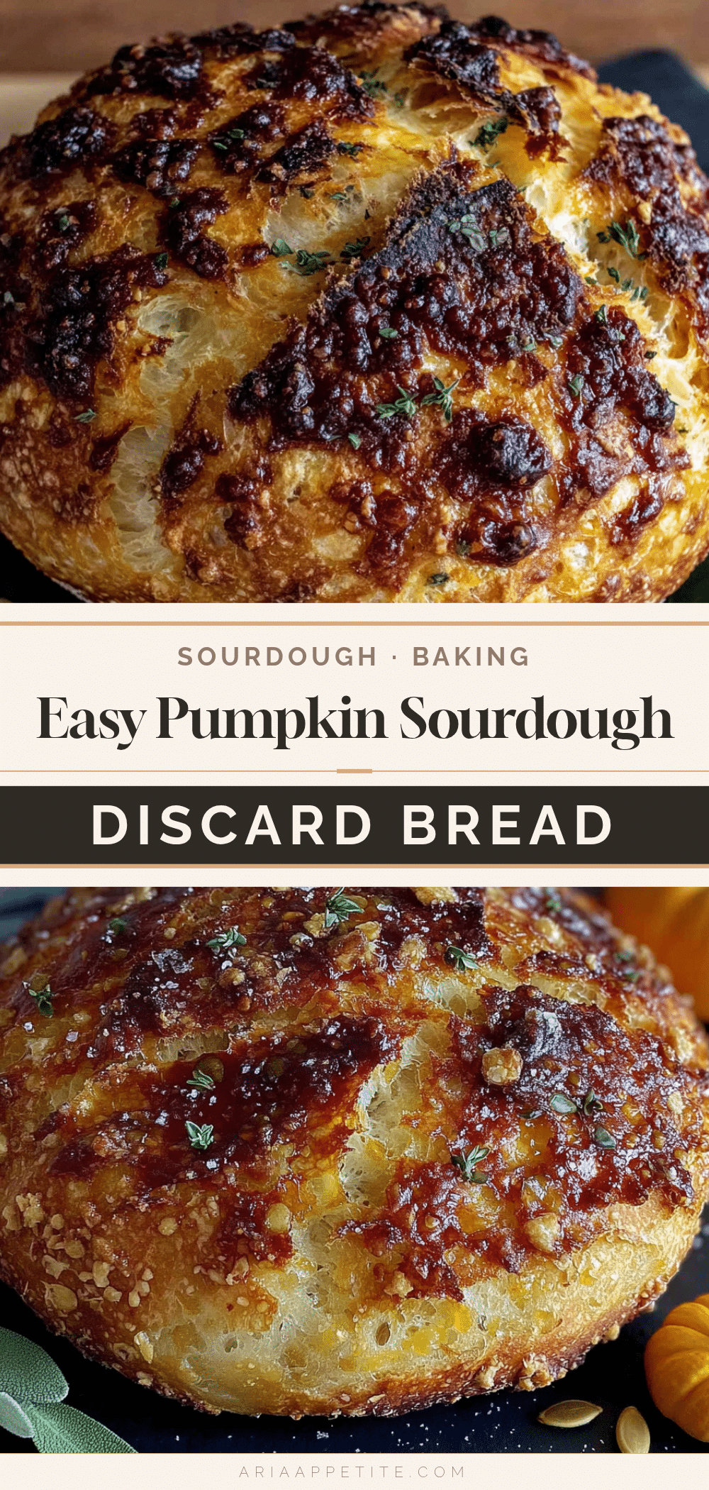 pumpkin sourdough discard bread recipe
