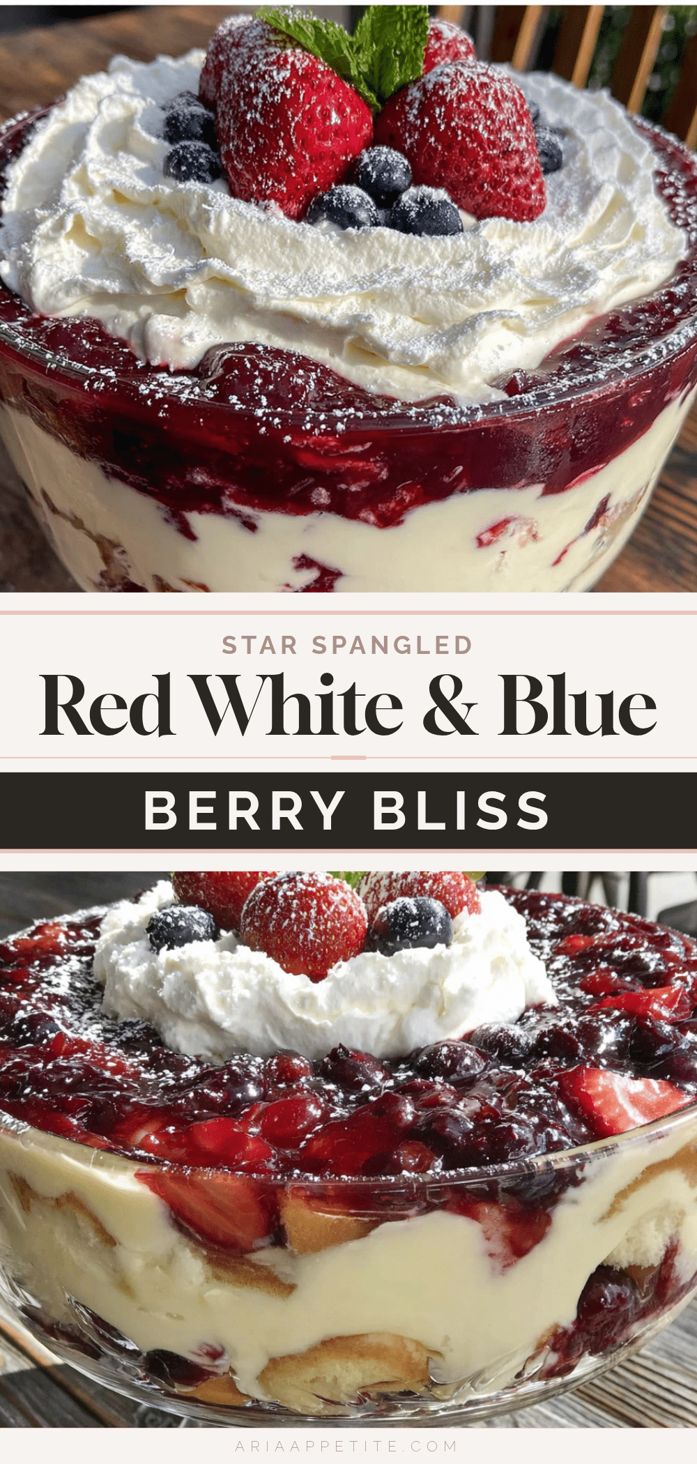 red white and blue berry trifle recipe
