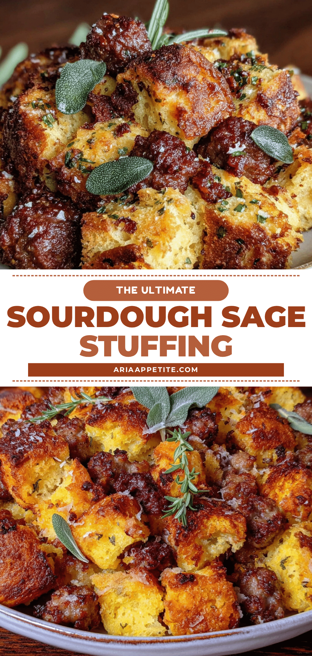 Sourdough stuffing with sage and sausage recipe