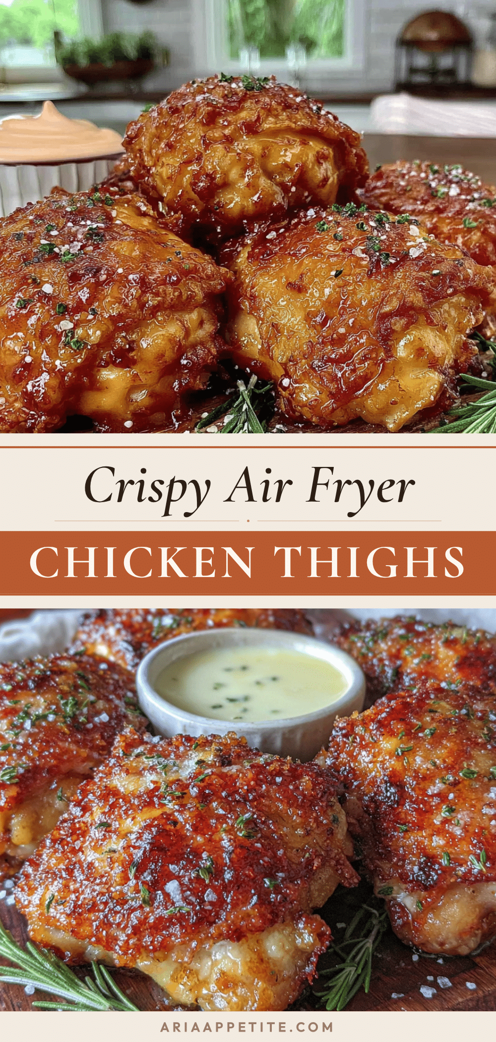 air fryer chicken thighs recipe
