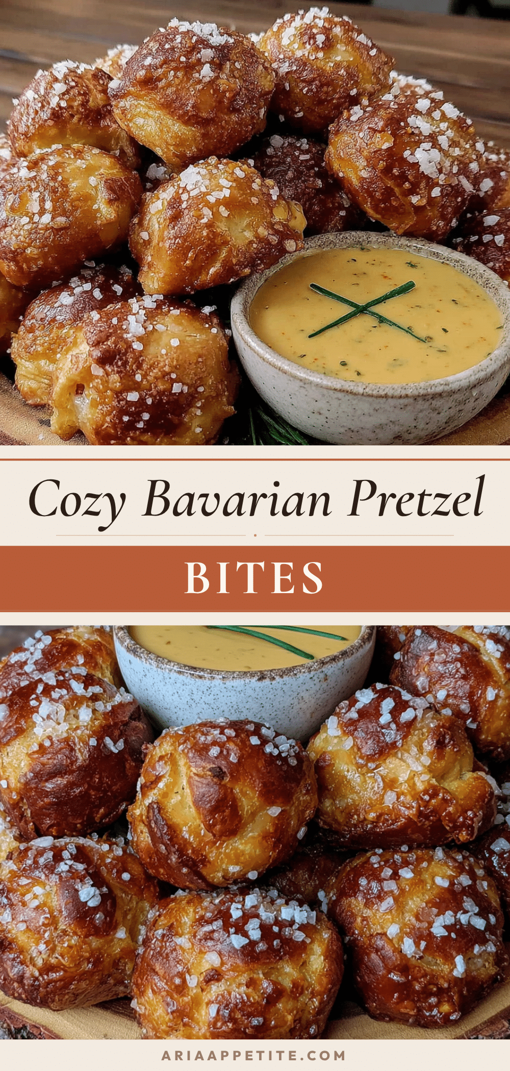 Bavarian soft pretzel bites with beer cheese dip recipe