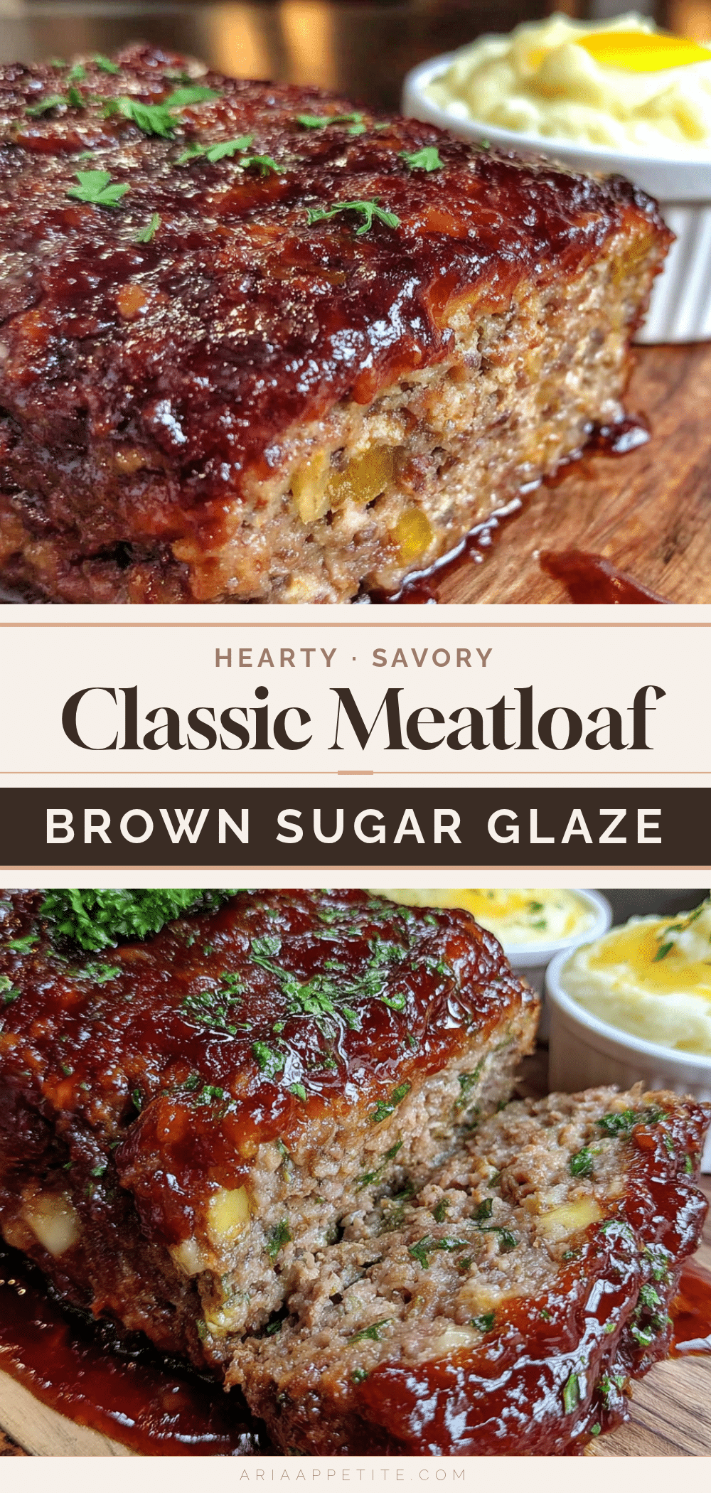 best classic meatloaf with brown sugar glaze recipe