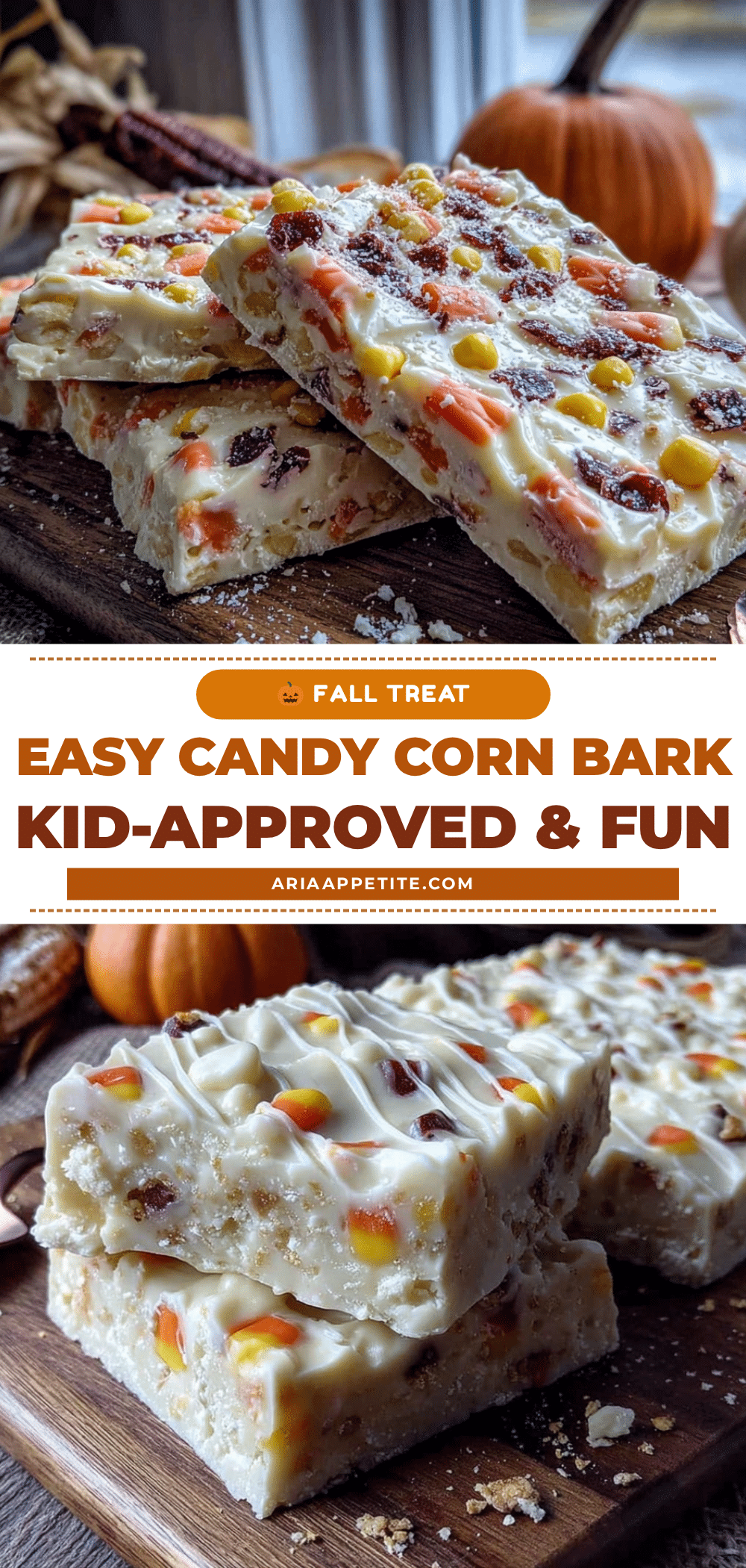 candy corn bark recipe