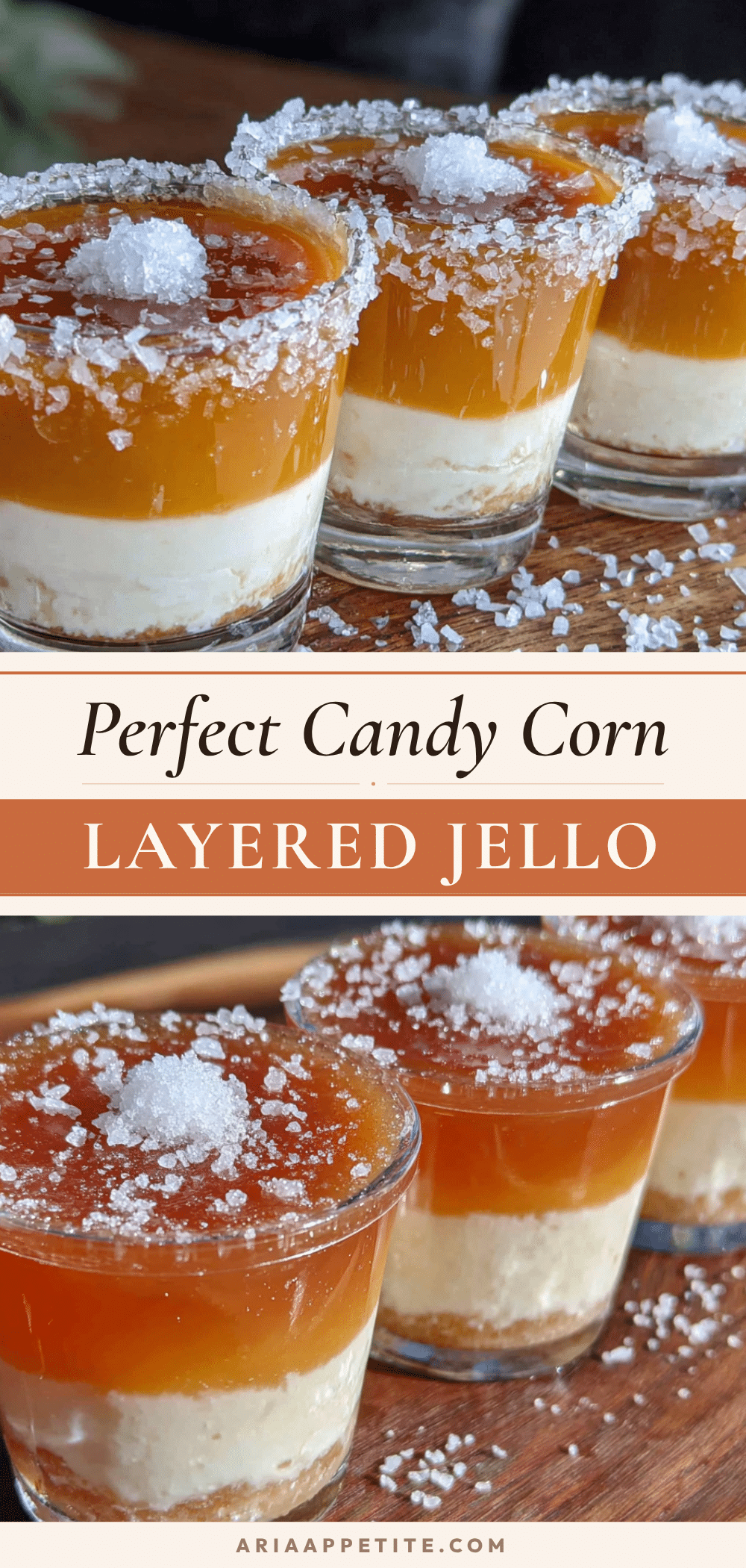 candy corn layered jello shots recipe