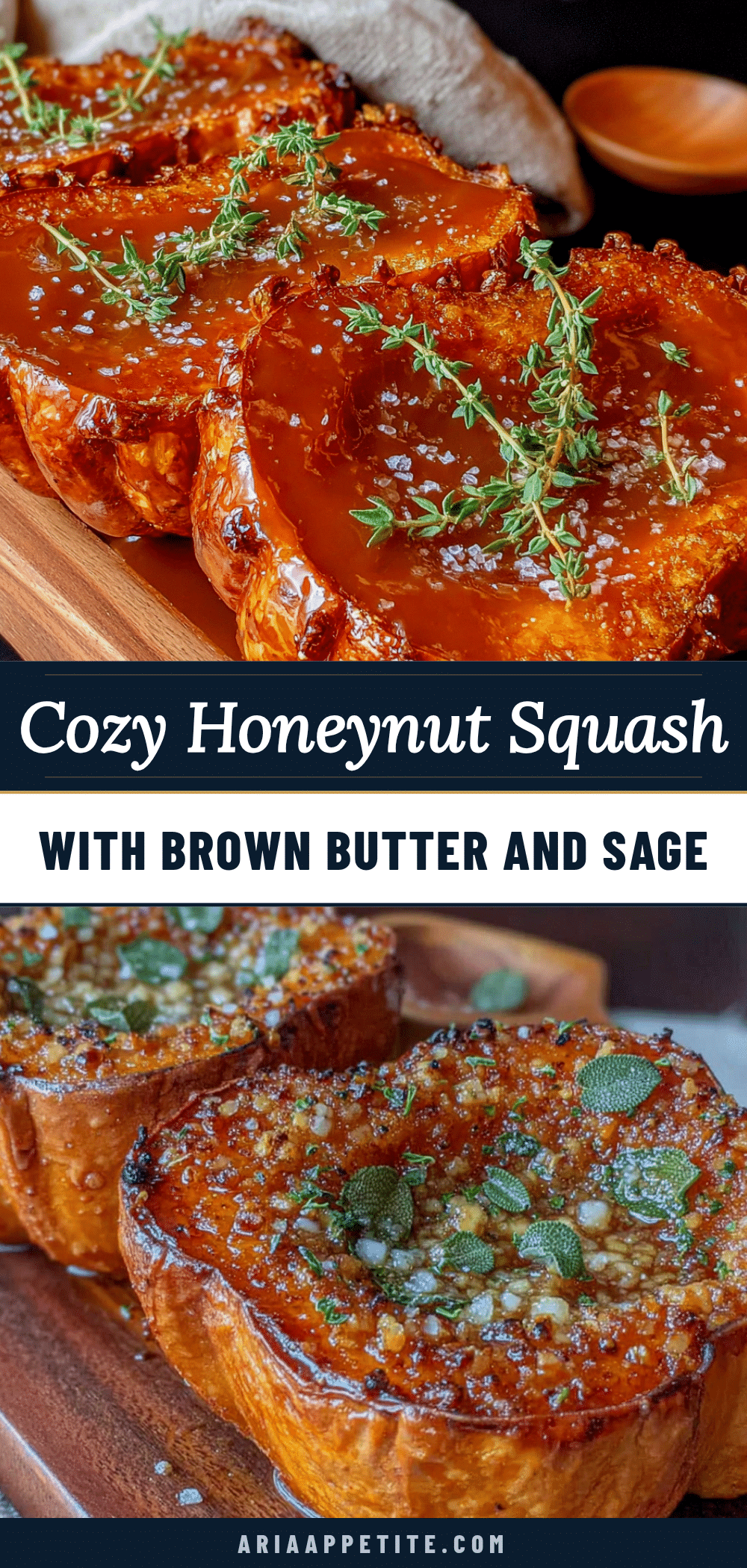 Cozy Honeynut Squash with Brown Butter and Sage recipe