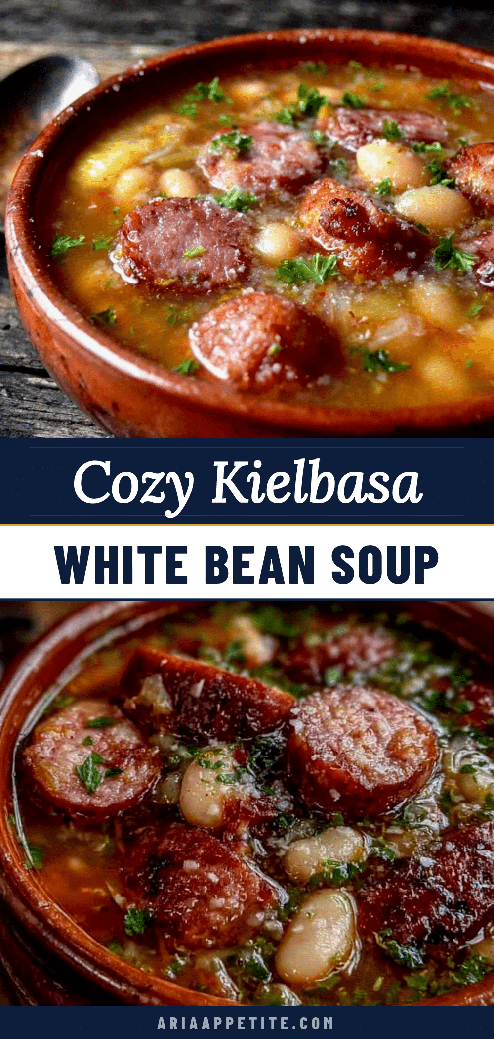 cozy kielbasa and white bean soup recipe