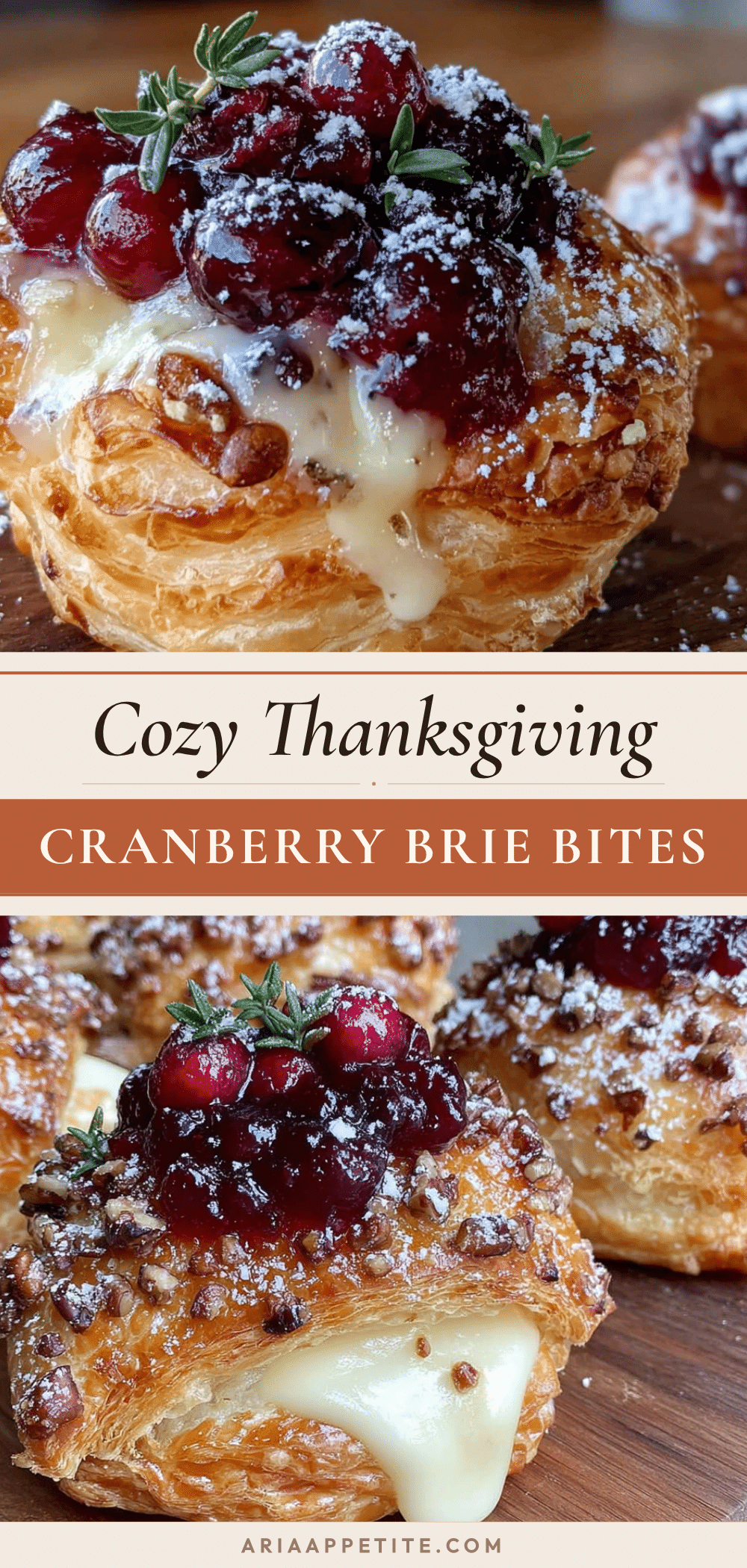 cranberry brie bites recipe