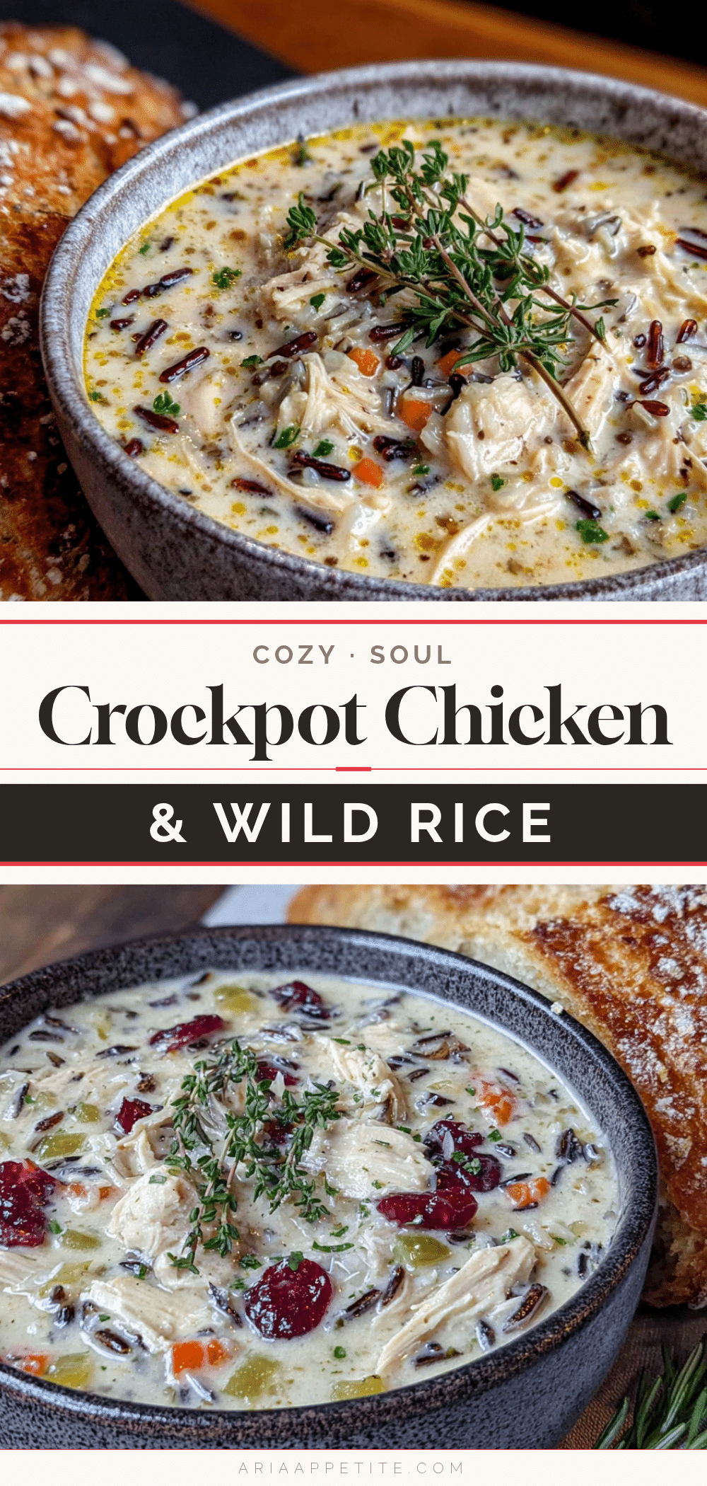 crockpot chicken and wild rice soup recipe