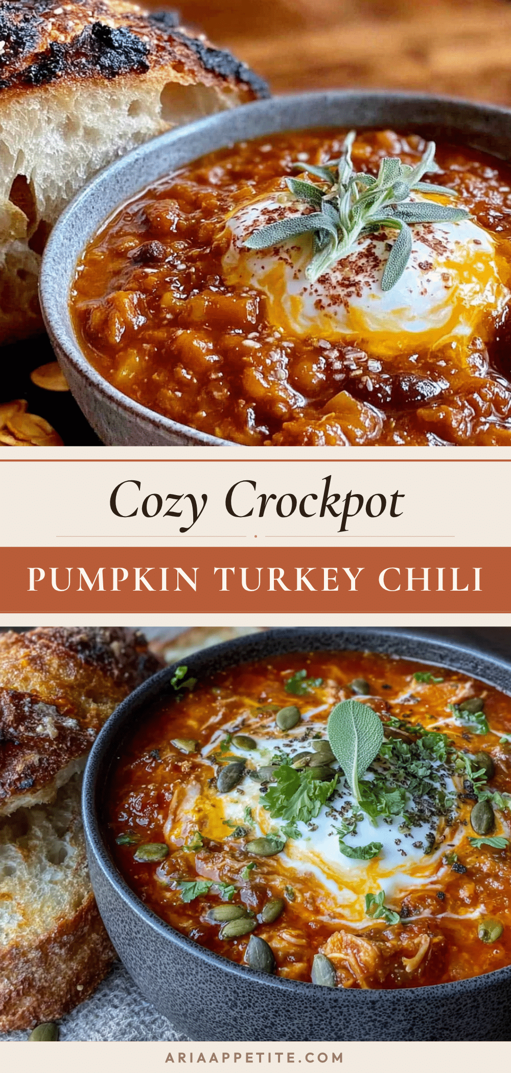 crockpot pumpkin turkey chili no beans recipe
