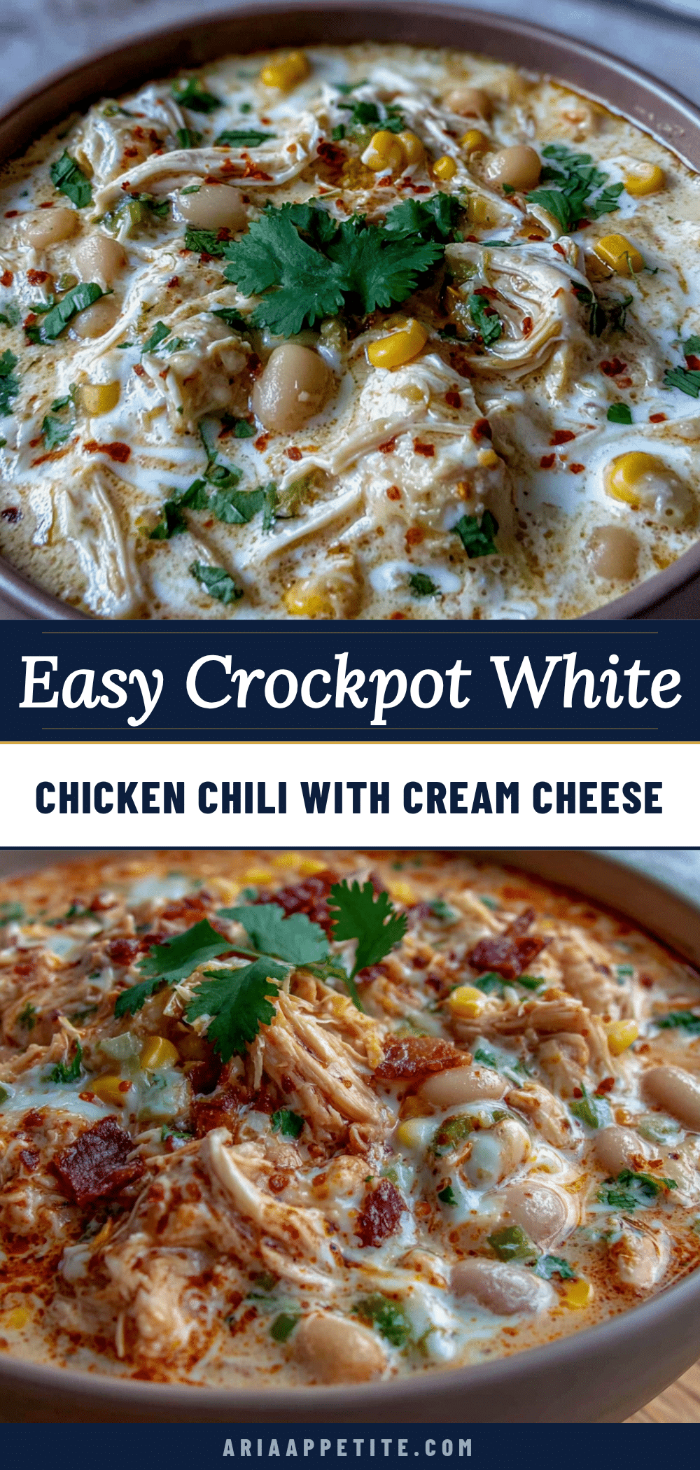 easy crockpot white chicken chili with cream cheese recipe
