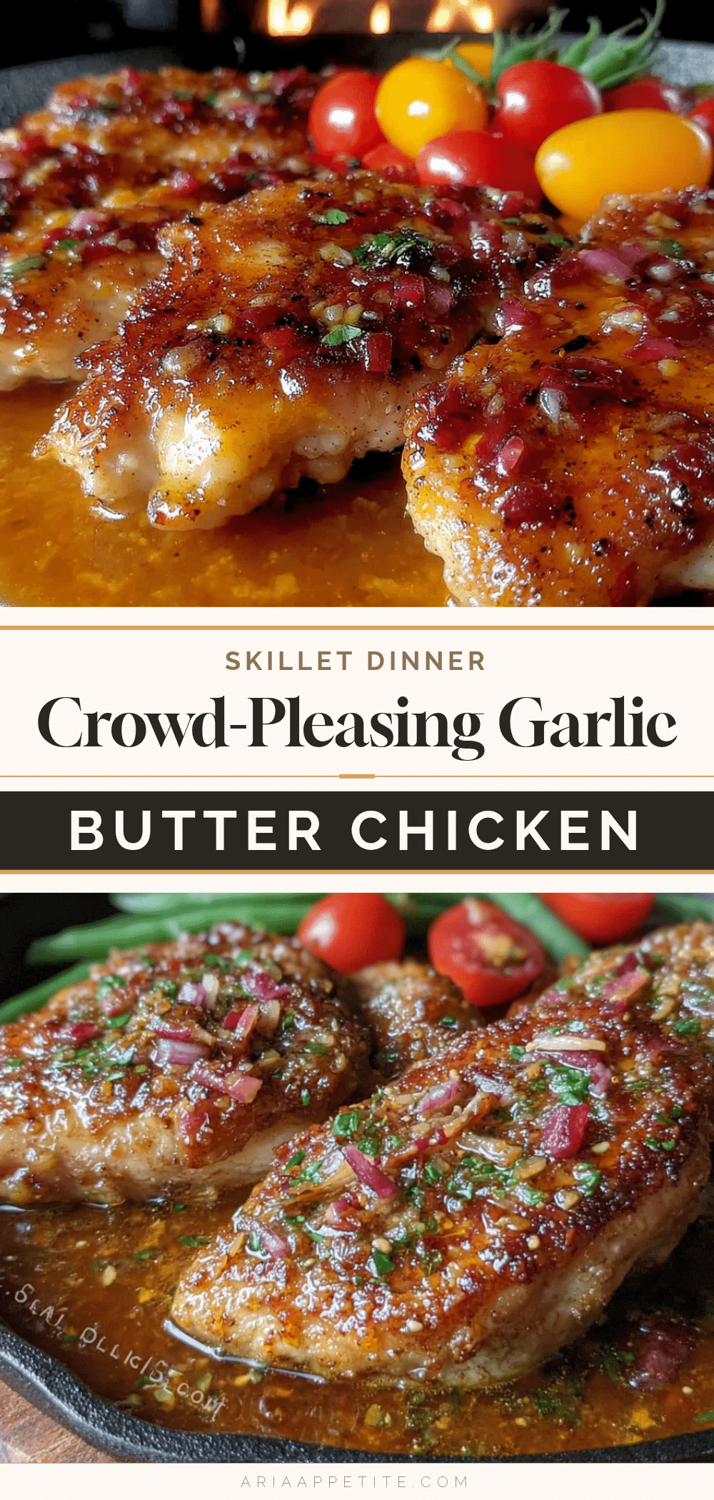 garlic butter chicken skillet dinner recipe