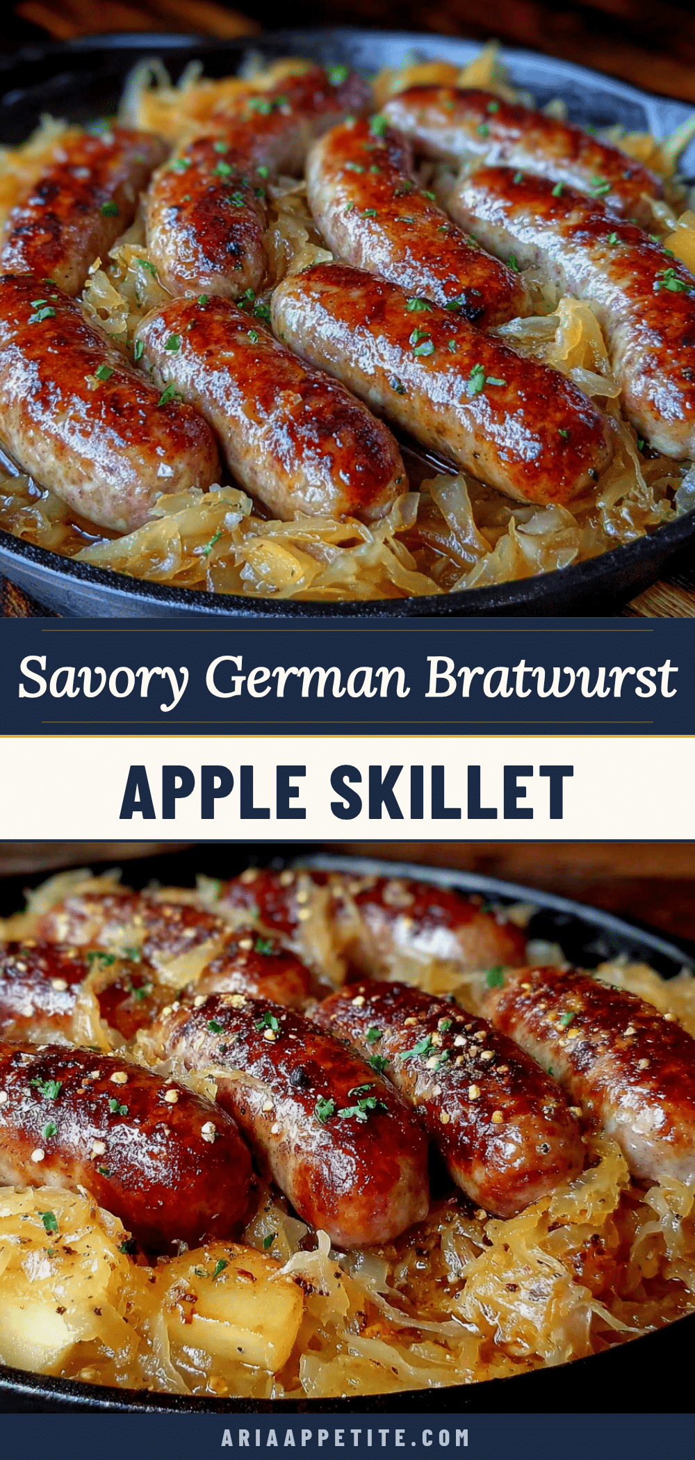 german bratwurst apple skillet recipe