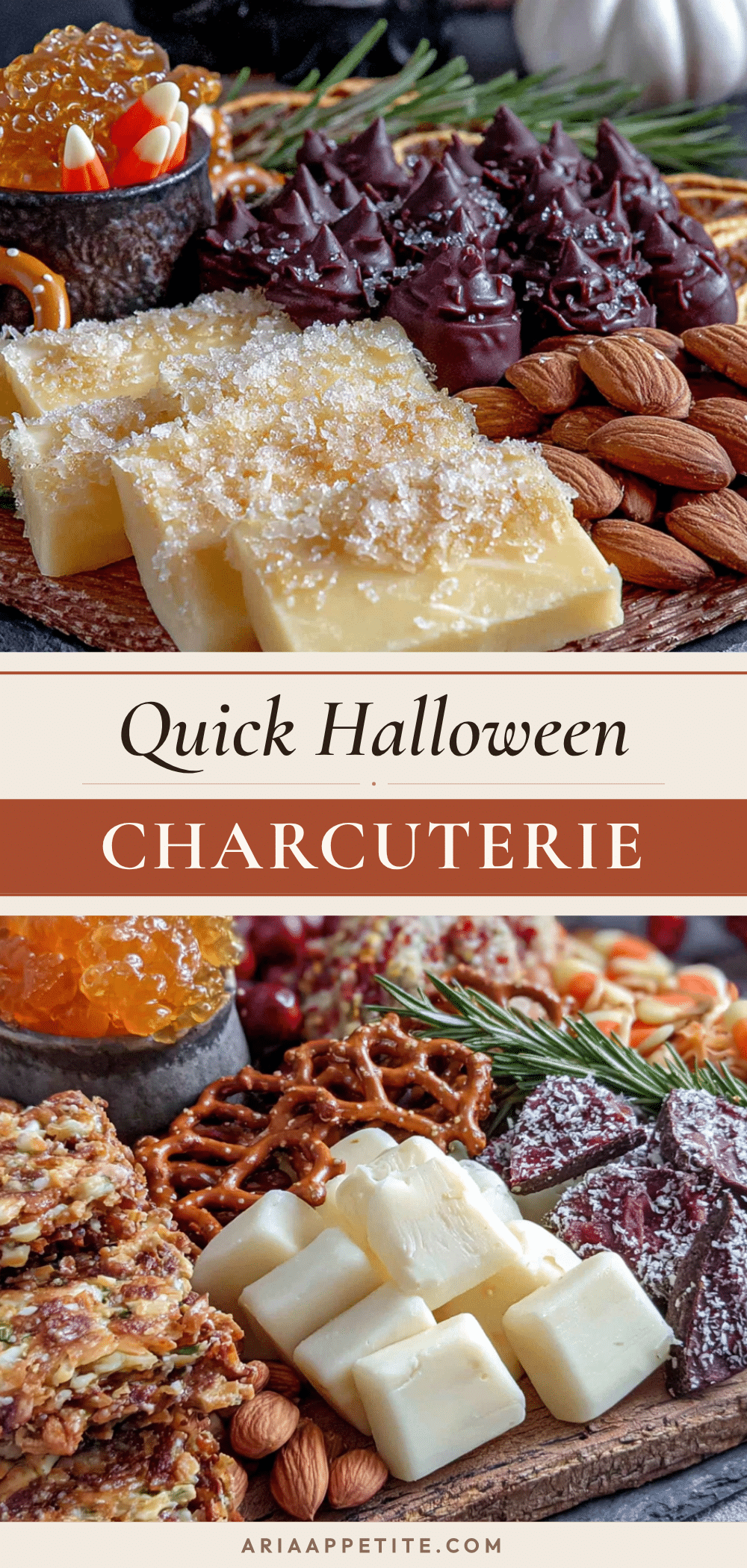 halloween charcuterie board with candy and cheese recipe