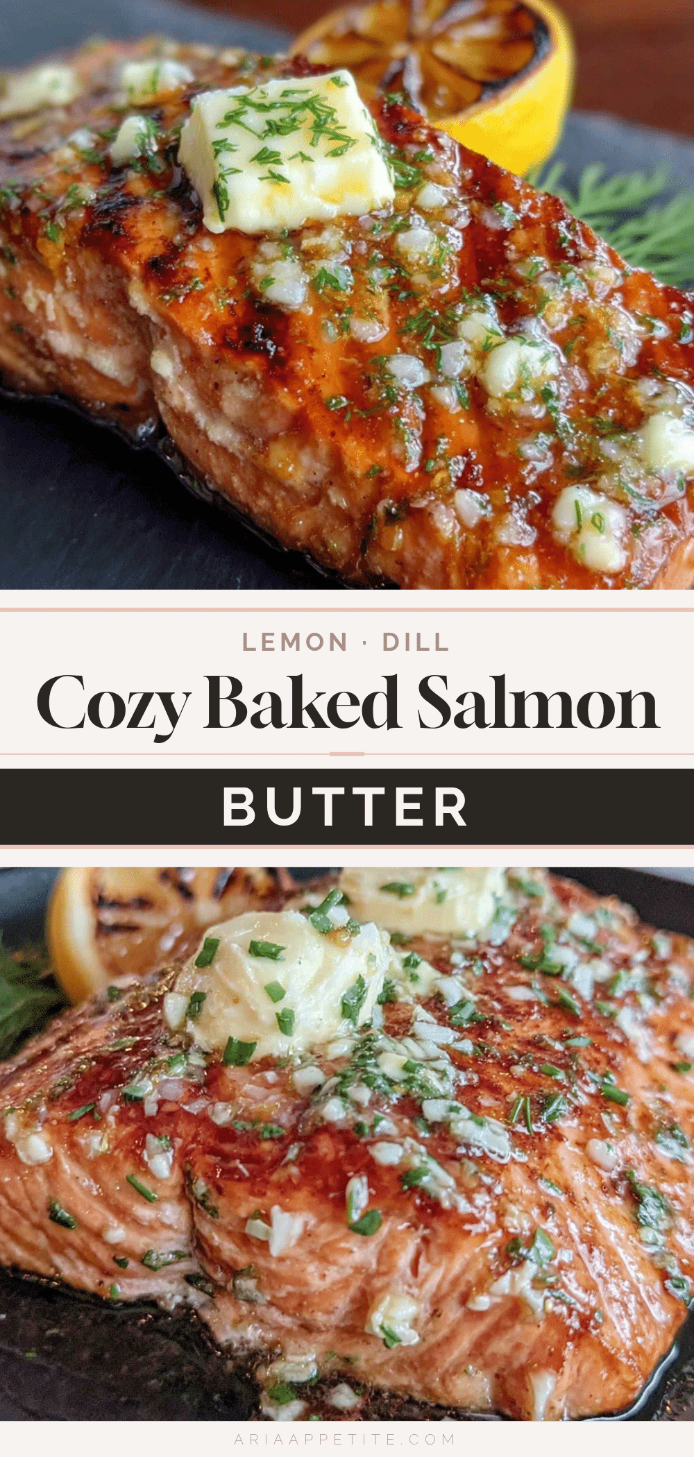 lemon dill butter baked salmon recipe